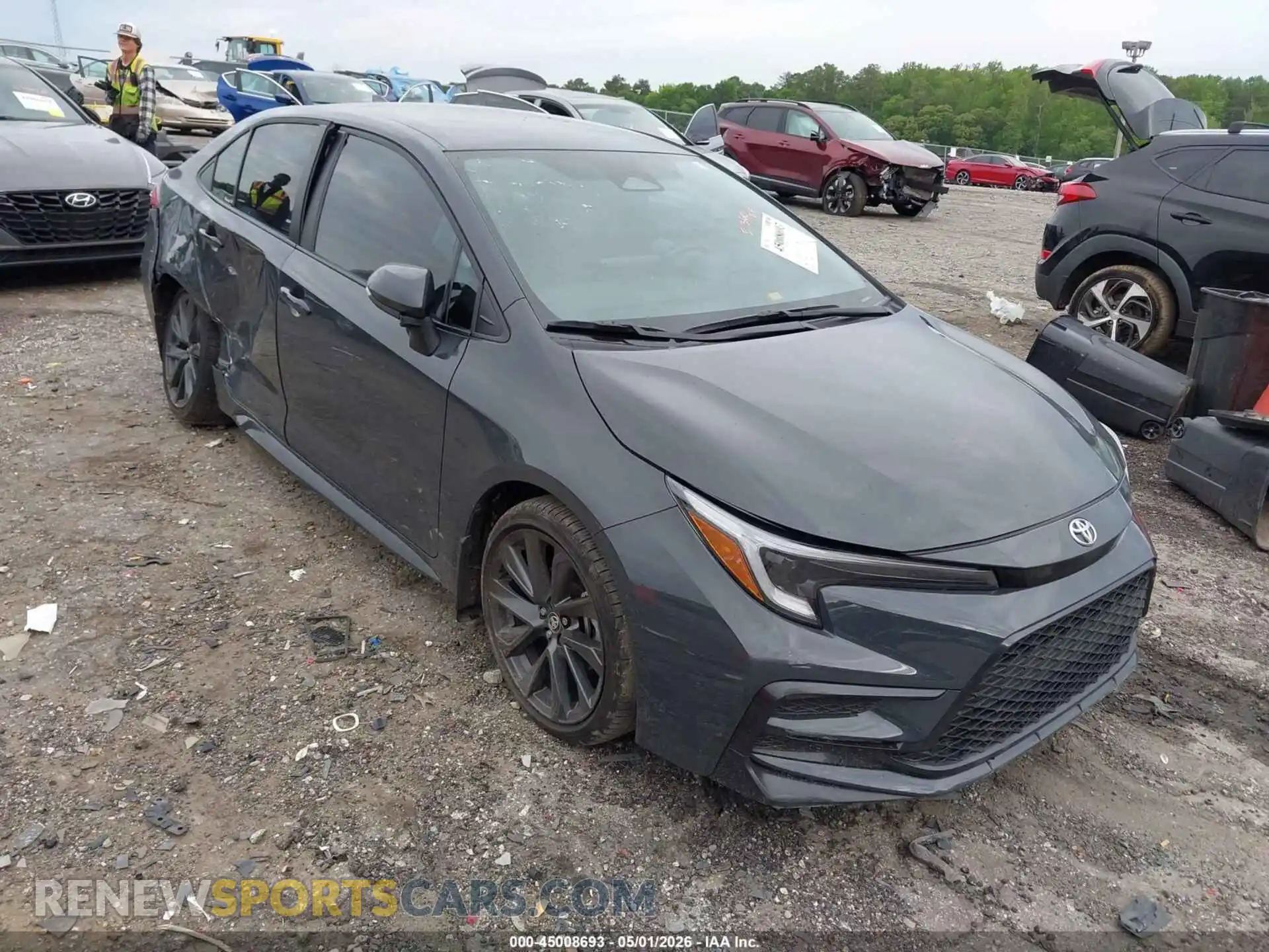 1 Photograph of a damaged car 5YFS4MCEXSP251208 TOYOTA COROLLA 2025