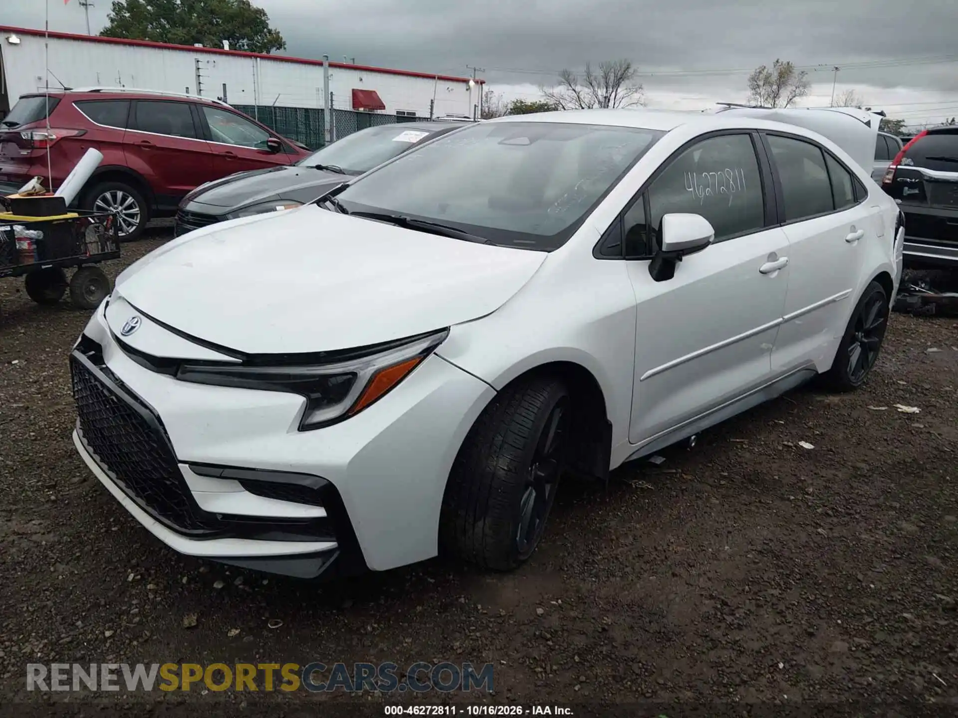 2 Photograph of a damaged car JTDBCMFEXS3093489 TOYOTA COROLLA 2025
