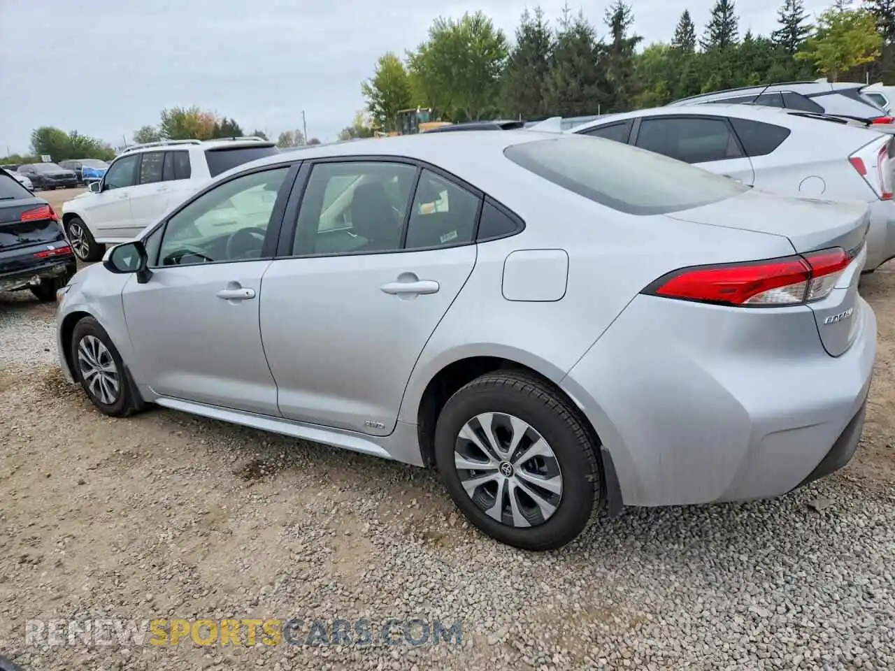 2 Photograph of a damaged car JTDBDMHE0S3024949 TOYOTA COROLLA 2025