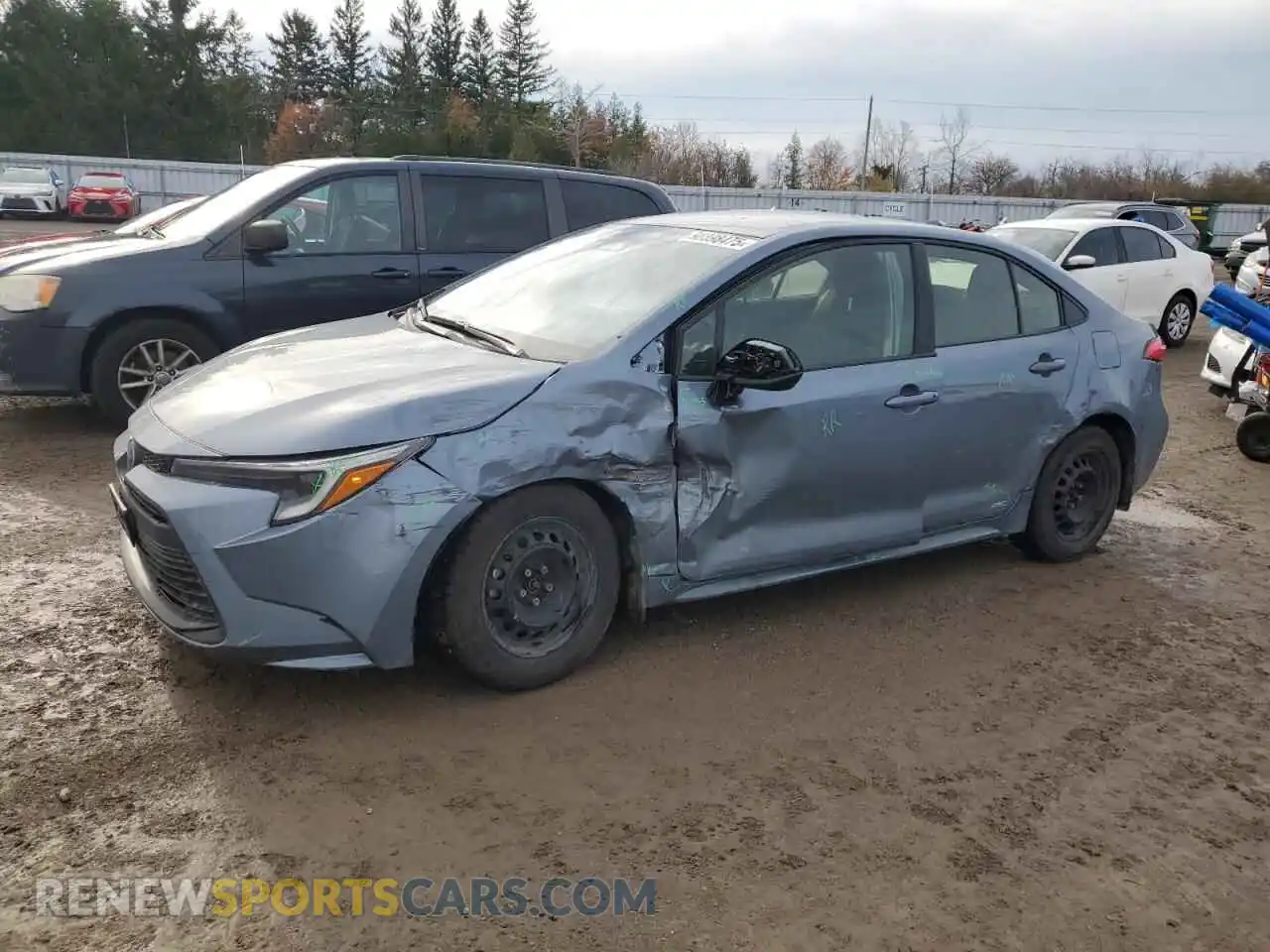 1 Photograph of a damaged car JTDBDMHE1S3018352 TOYOTA COROLLA 2025