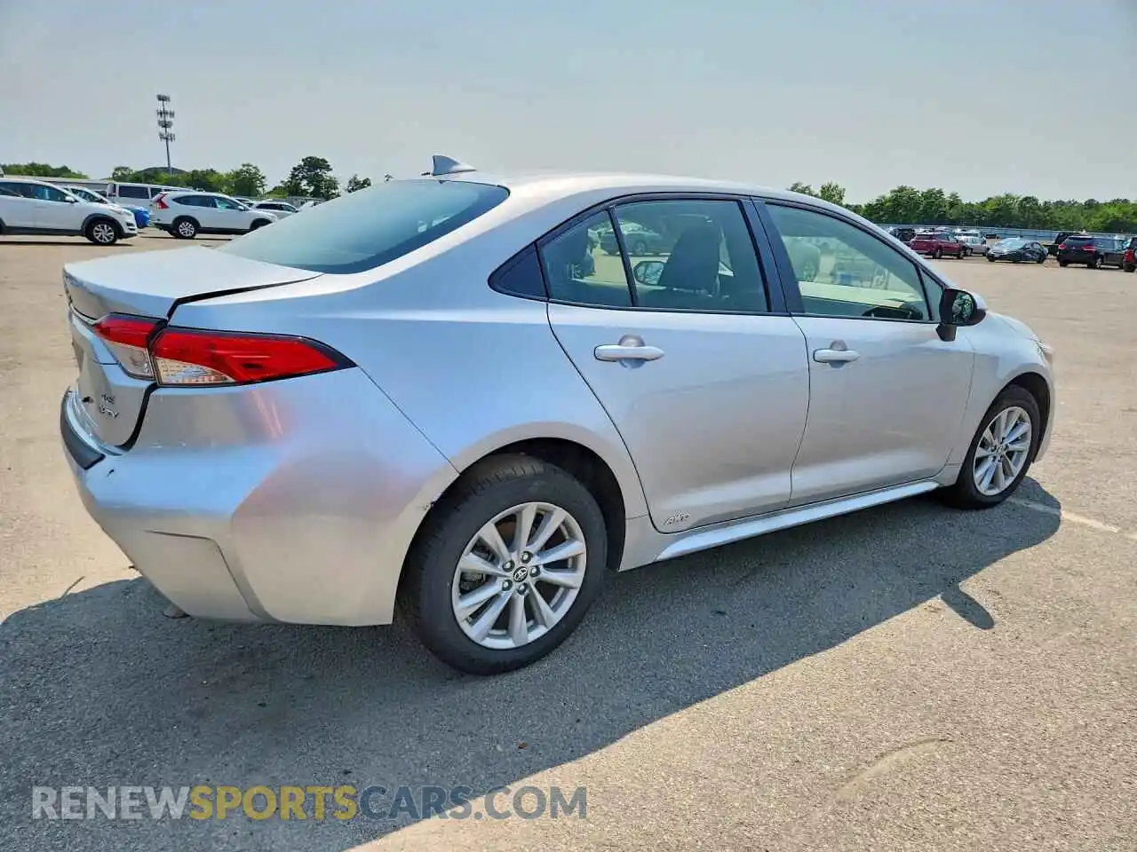 3 fotografías del automóvil dañado JTDBDMHE1S3023471 TOYOTA COROLLA 2025
