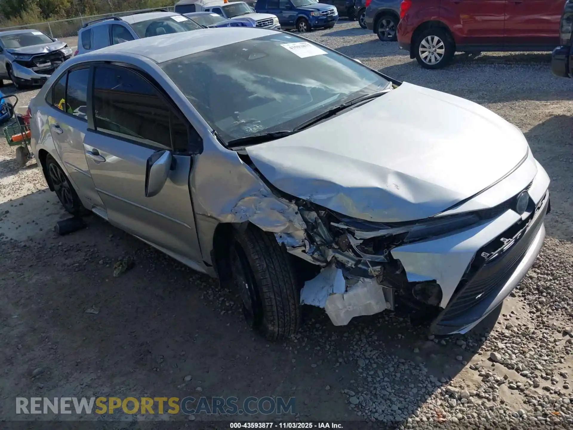 1 Photograph of a damaged car JTDBDMHE3S3021110 TOYOTA COROLLA 2025