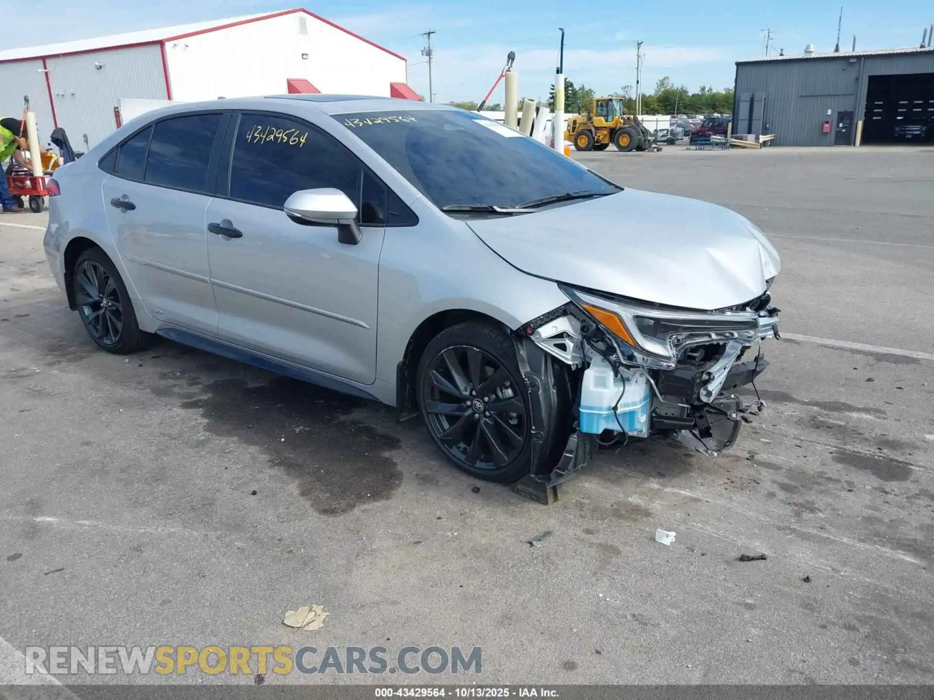 1 Photograph of a damaged car JTDBDMHE3S3025481 TOYOTA COROLLA 2025