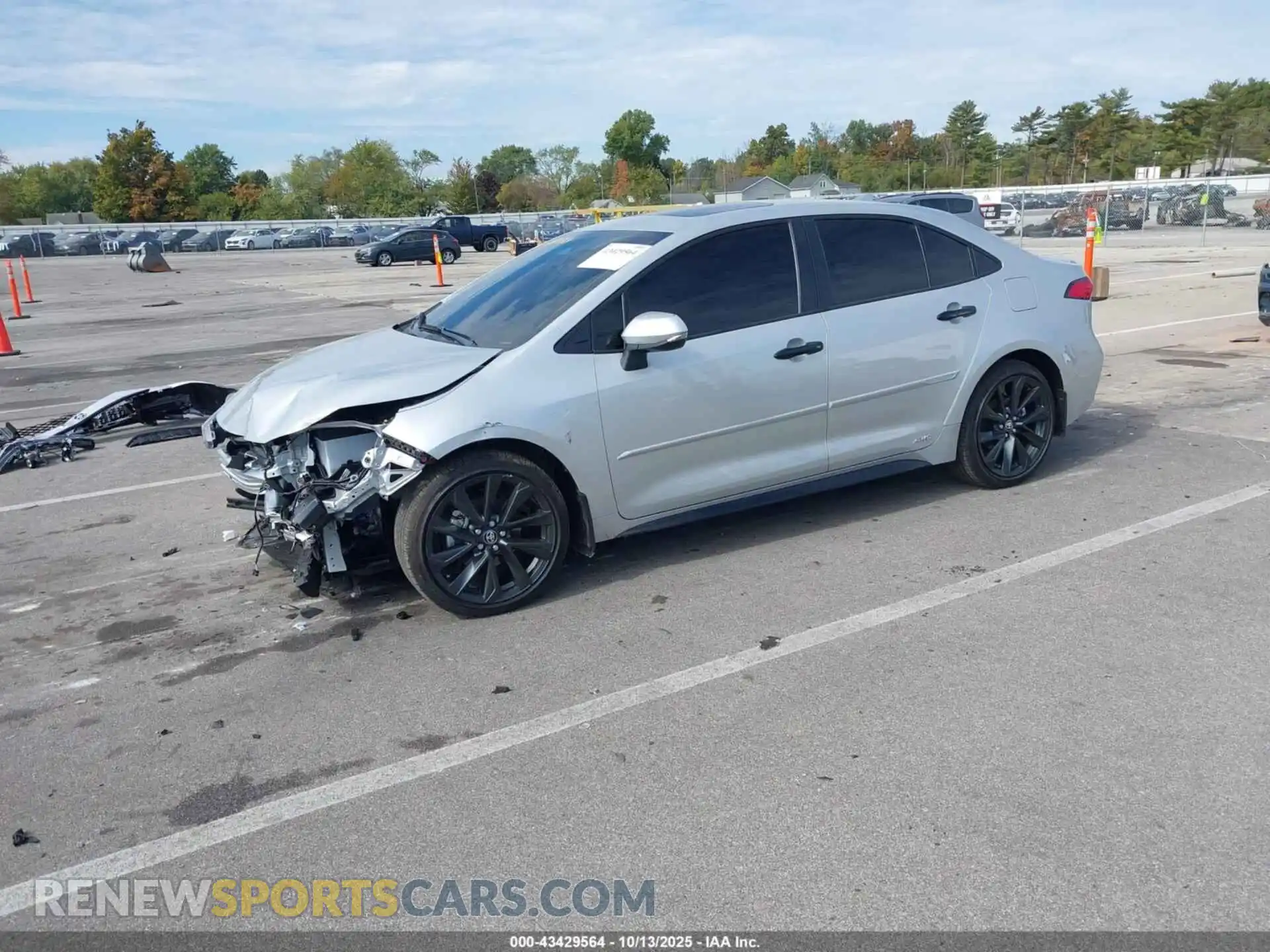 2 Photograph of a damaged car JTDBDMHE3S3025481 TOYOTA COROLLA 2025