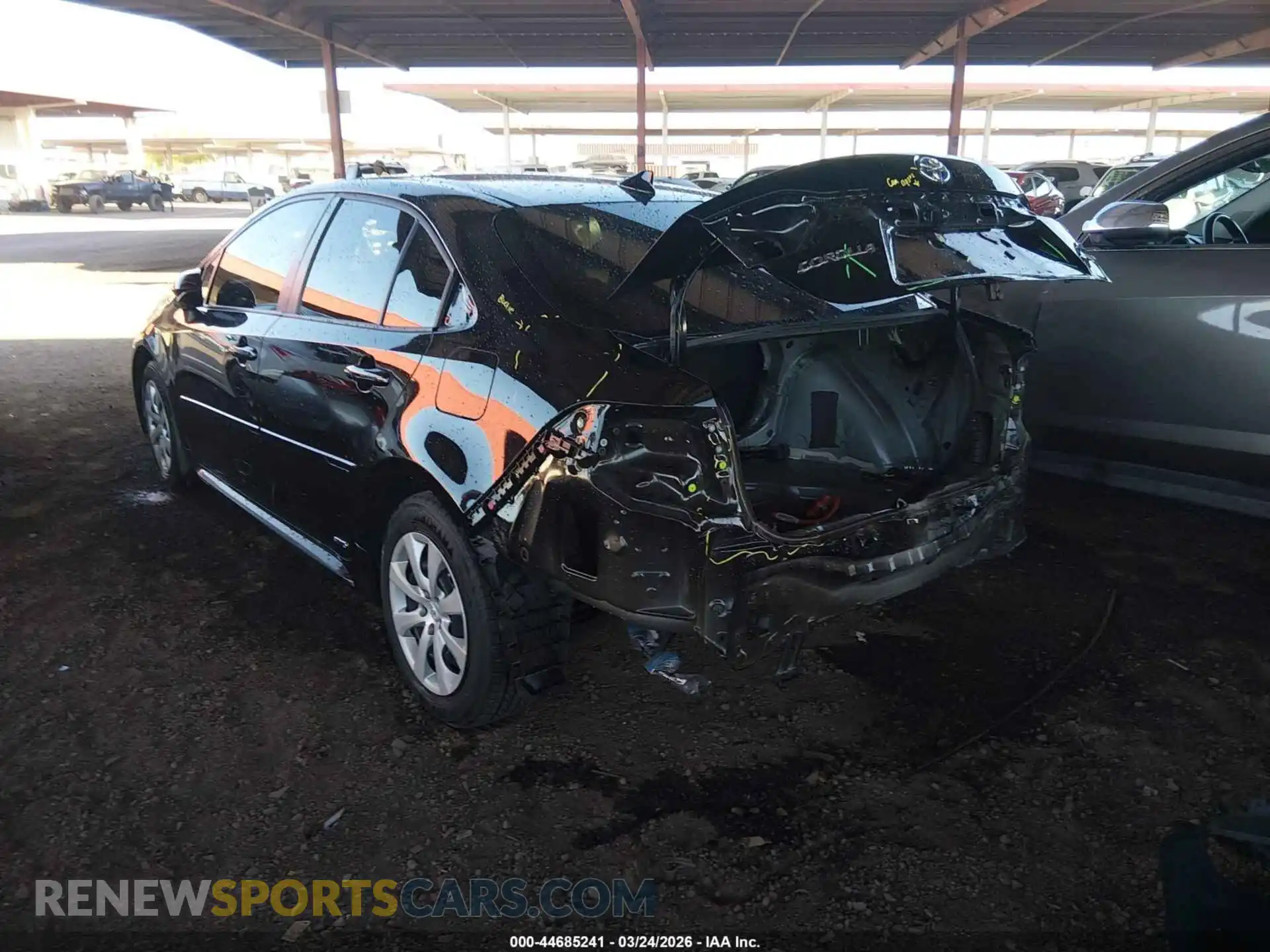 3 Photograph of a damaged car JTDBDMHE4S3019320 TOYOTA COROLLA 2025