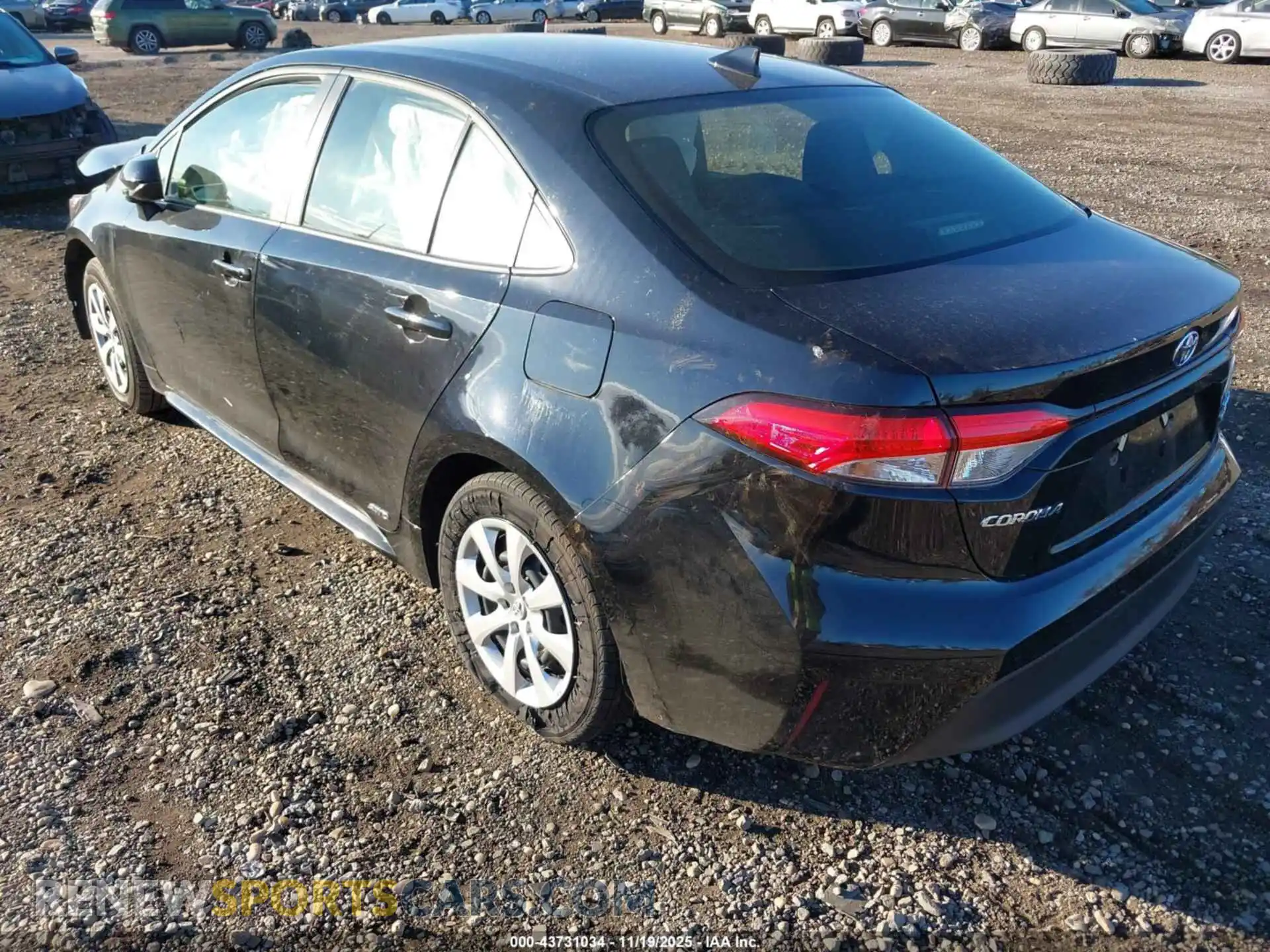 3 Photograph of a damaged car JTDBDMHE4S3024002 TOYOTA COROLLA 2025