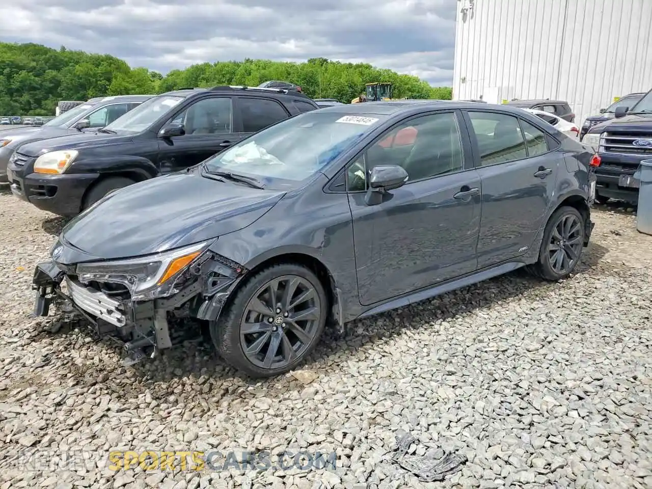 1 Photograph of a damaged car JTDBDMHE5S3025577 TOYOTA COROLLA 2025