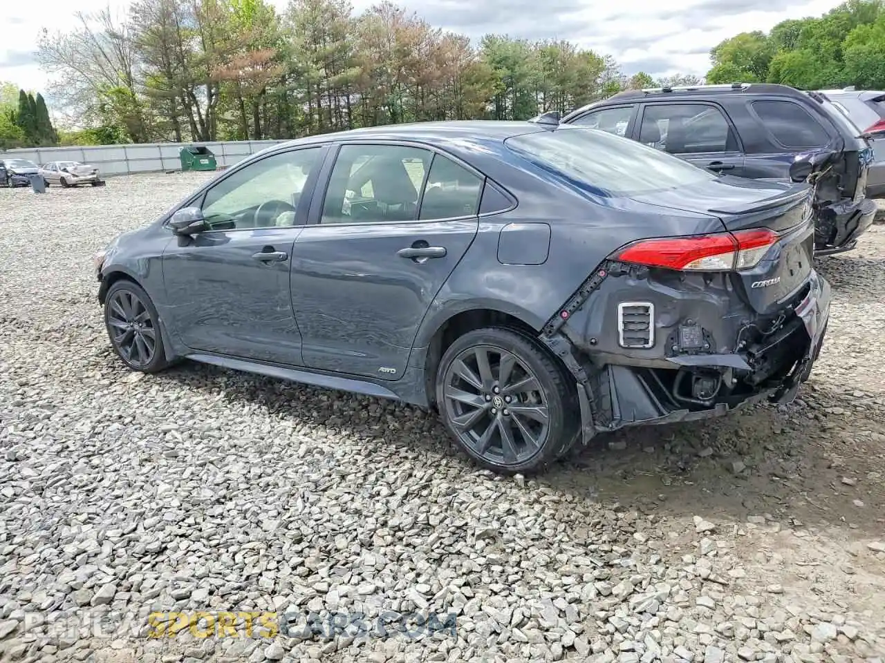 2 Photograph of a damaged car JTDBDMHE5S3025577 TOYOTA COROLLA 2025