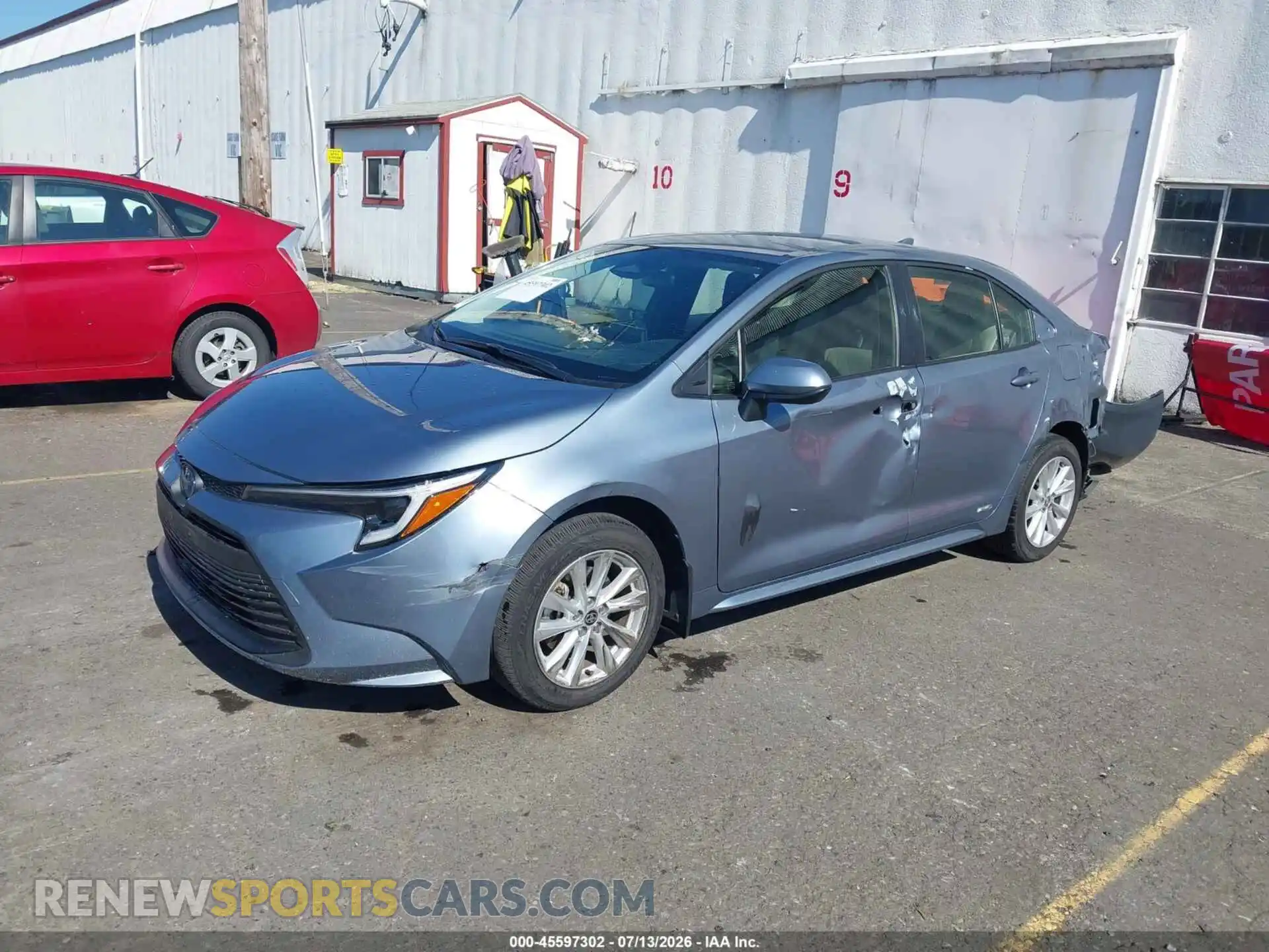 2 Photograph of a damaged car JTDBDMHE5SJ013604 TOYOTA COROLLA 2025