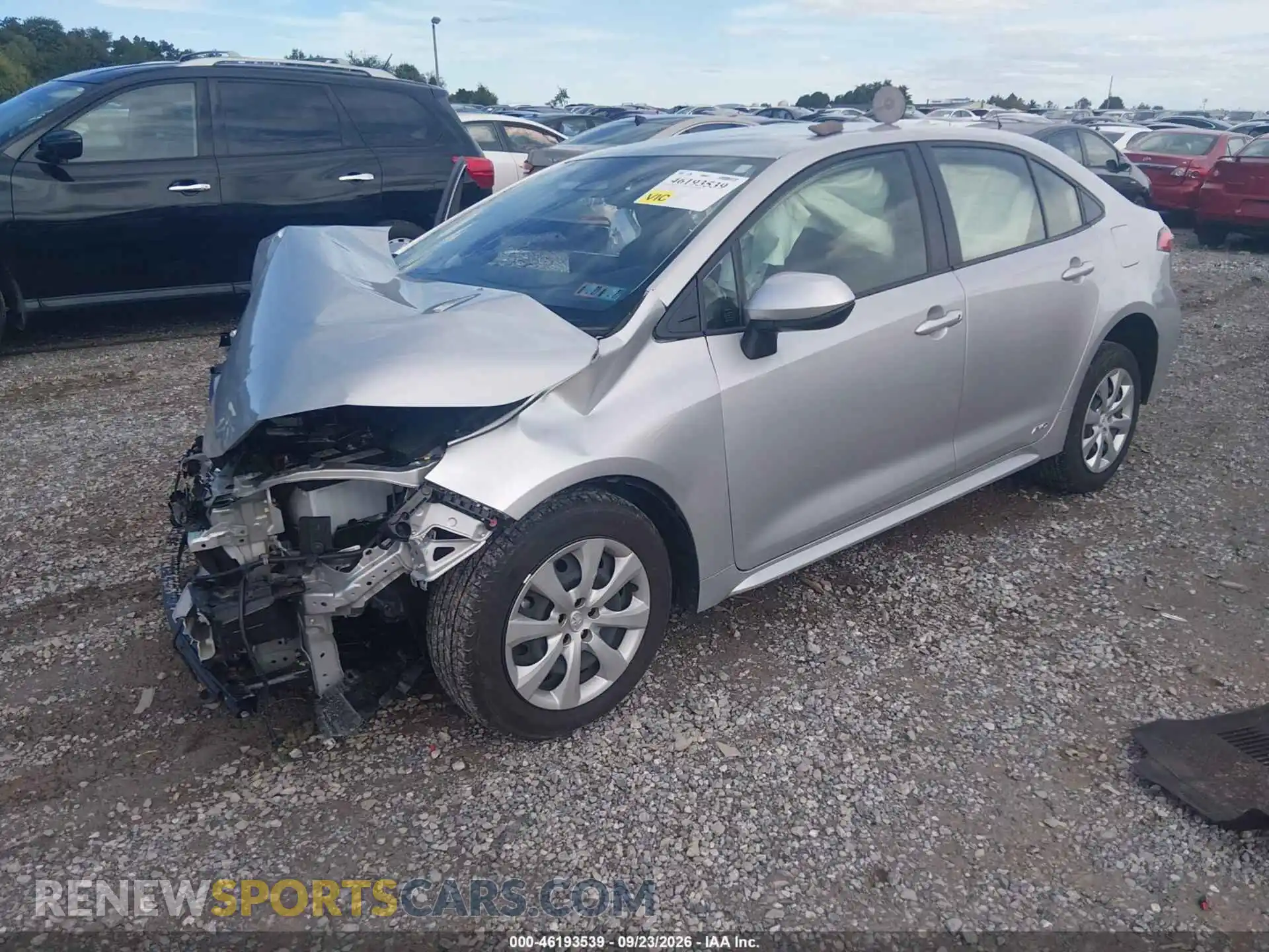 2 Photograph of a damaged car JTDBDMHE7SJ012230 TOYOTA COROLLA 2025