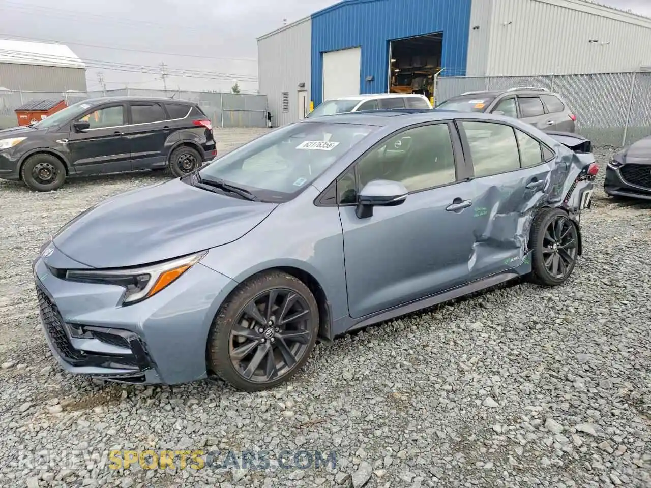 1 Photograph of a damaged car JTDBDMHE8S3023192 TOYOTA COROLLA 2025