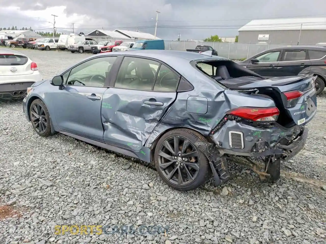 2 Photograph of a damaged car JTDBDMHE8S3023192 TOYOTA COROLLA 2025