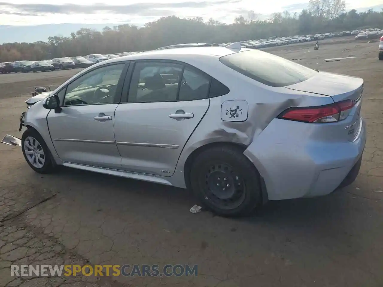 2 Photograph of a damaged car JTDBDMHE8SJ011457 TOYOTA COROLLA 2025