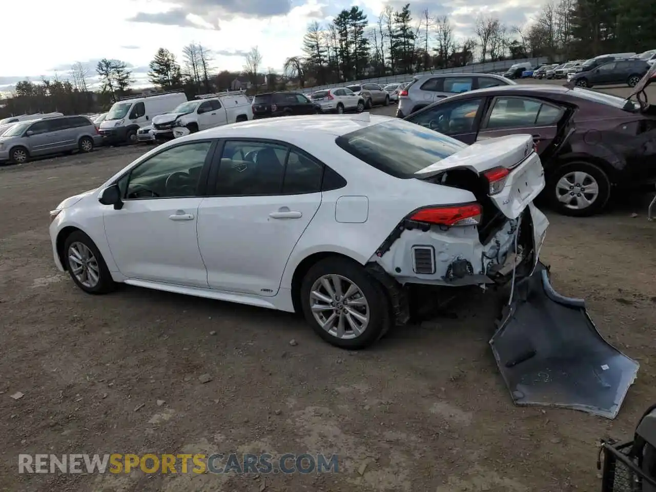 2 Photograph of a damaged car JTDBDMHE9S3018079 TOYOTA COROLLA 2025