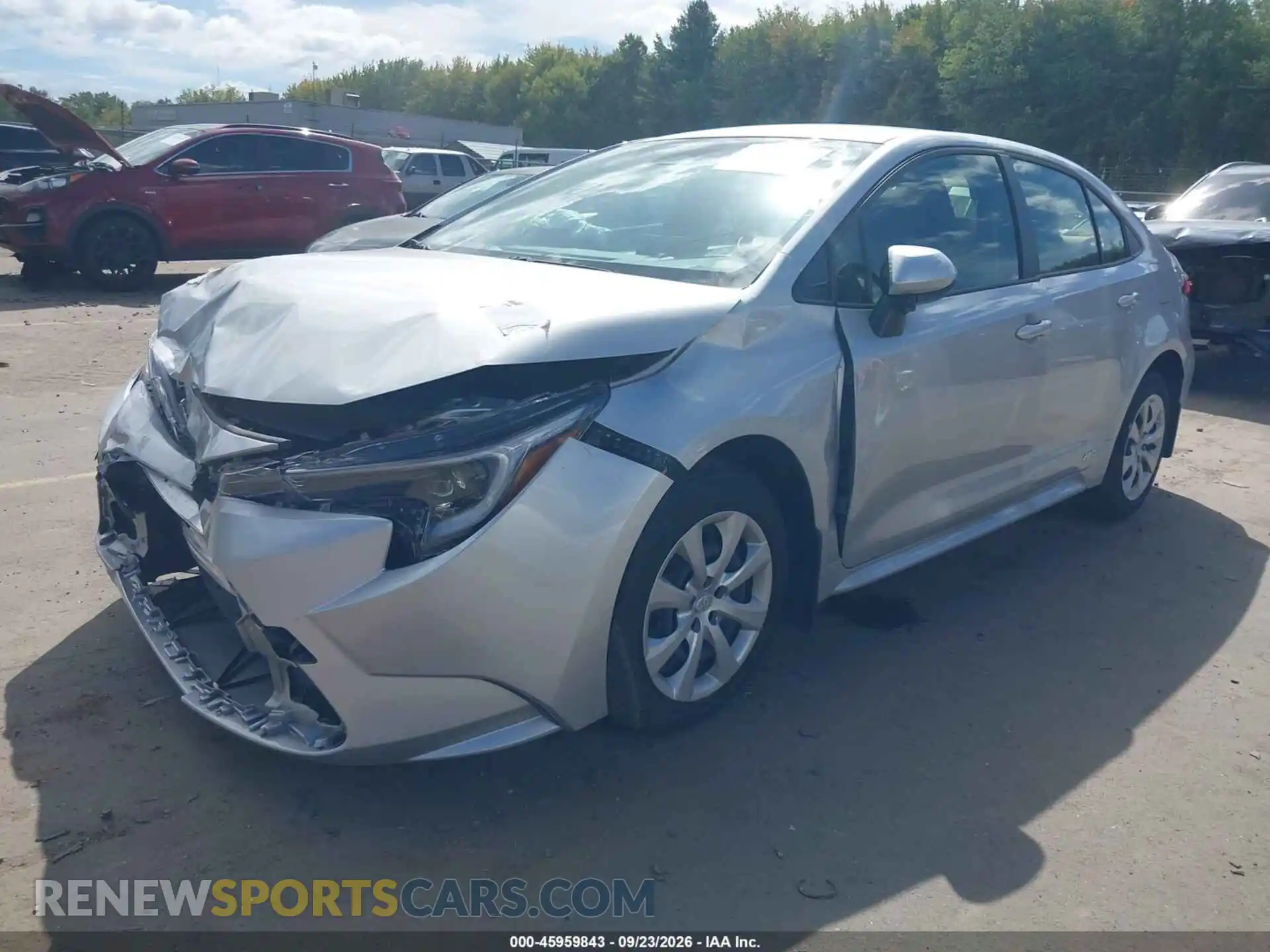 2 Фотография поврежденного автомобиля JTDBDMHE9SJ013167 TOYOTA COROLLA 2025
