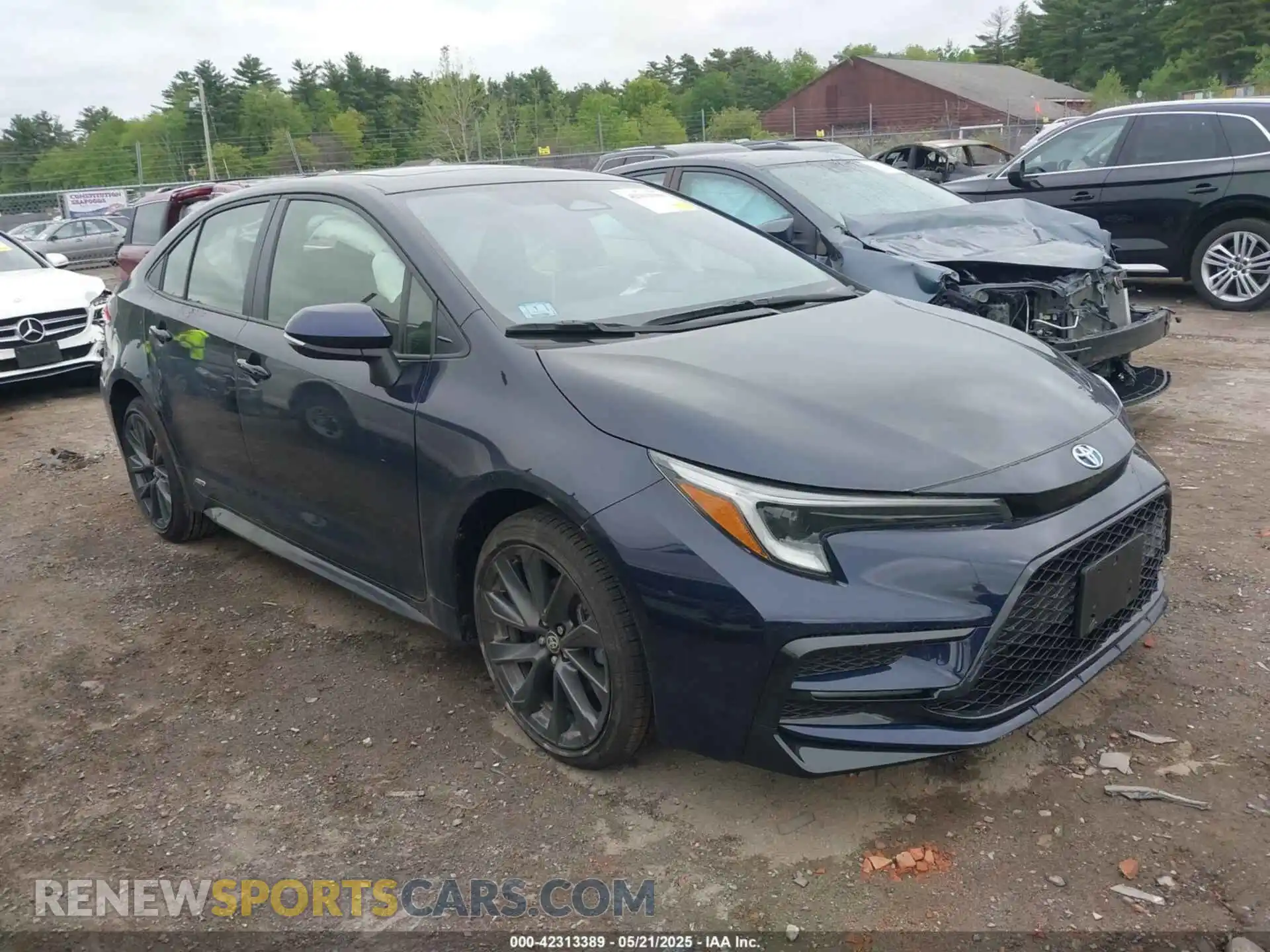 1 Photograph of a damaged car JTDBDMHEXS3017426 TOYOTA COROLLA 2025