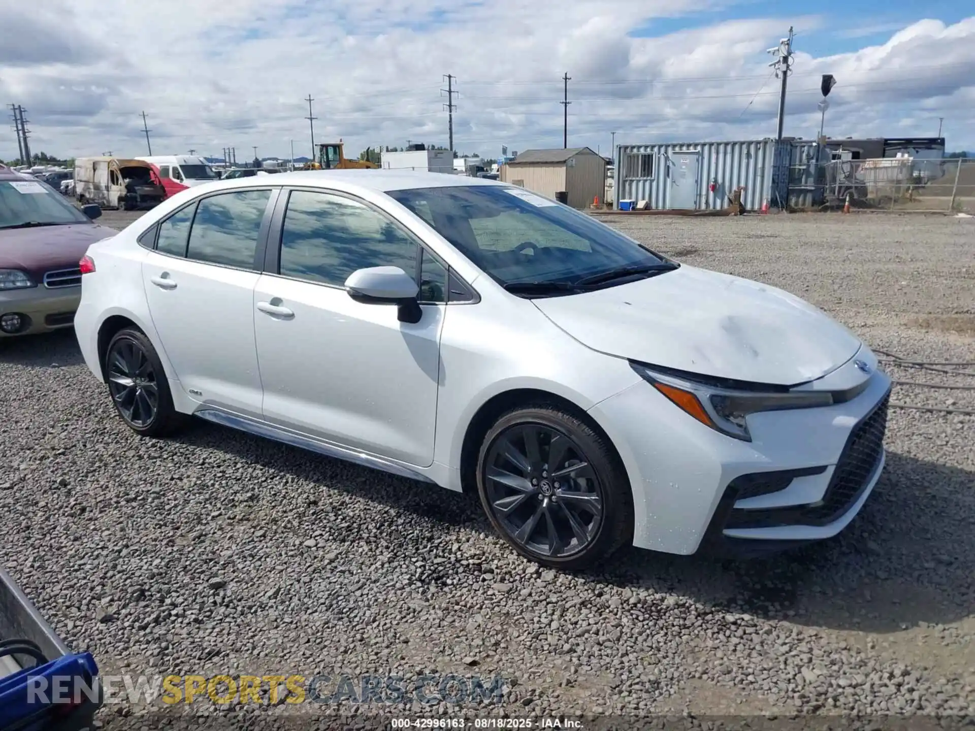 1 Photograph of a damaged car JTDBDMHEXS3018320 TOYOTA COROLLA 2025