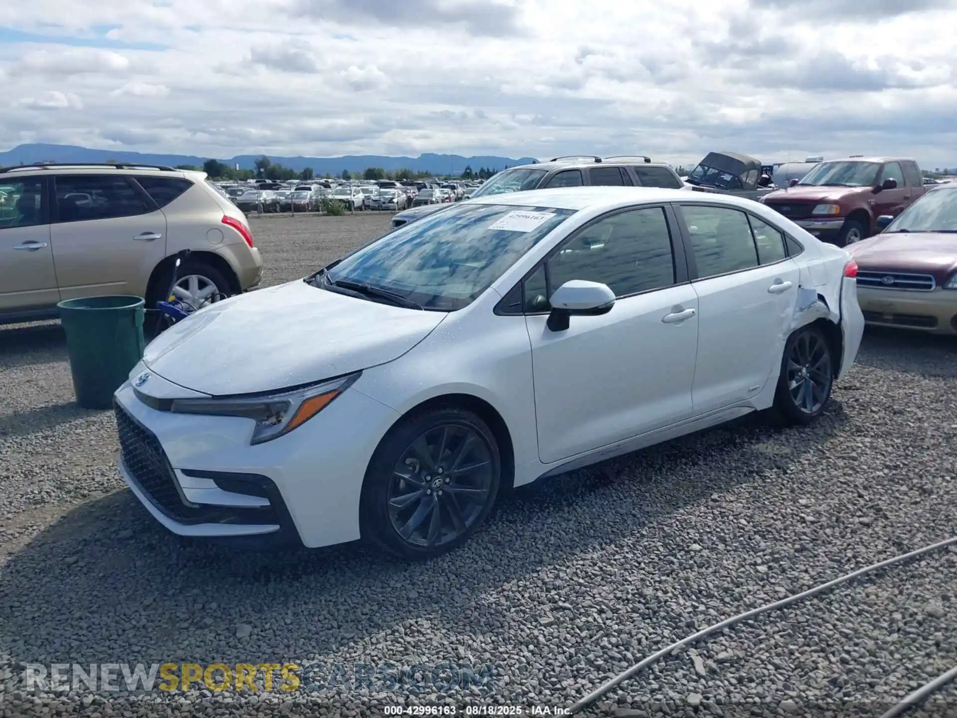 2 Photograph of a damaged car JTDBDMHEXS3018320 TOYOTA COROLLA 2025