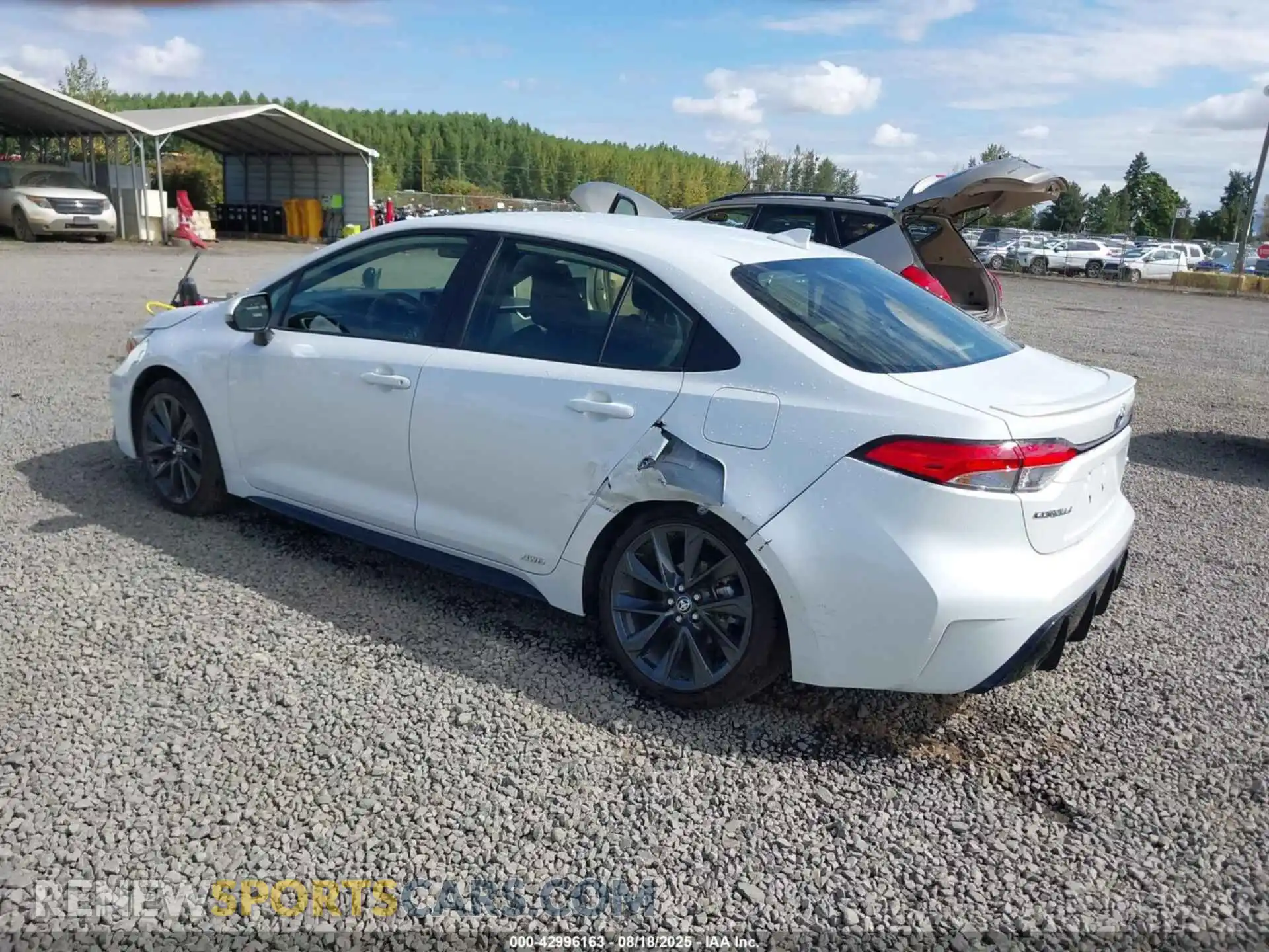 3 Photograph of a damaged car JTDBDMHEXS3018320 TOYOTA COROLLA 2025