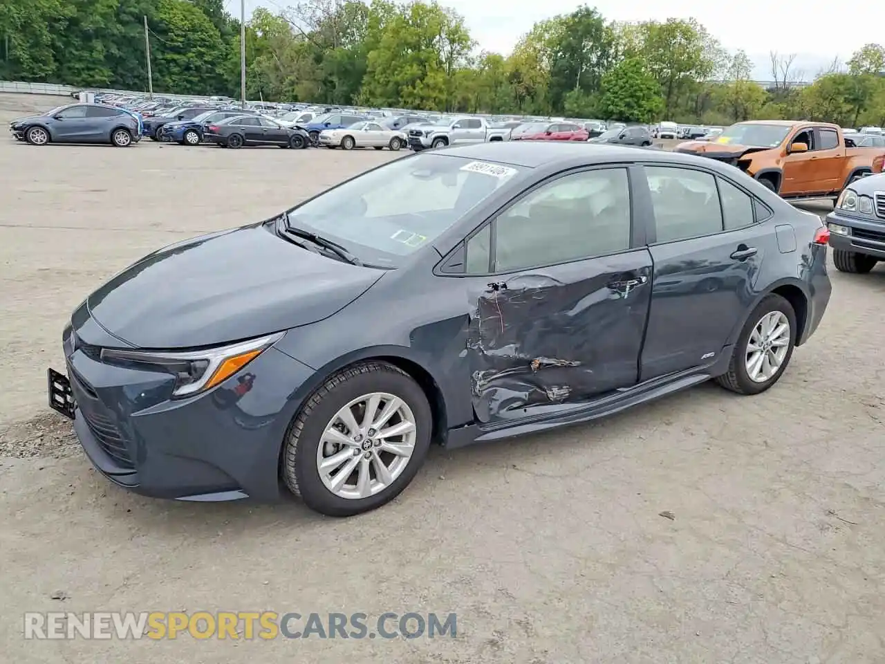 1 fotografías del automóvil dañado JTDBDMHEXS3022139 TOYOTA COROLLA 2025