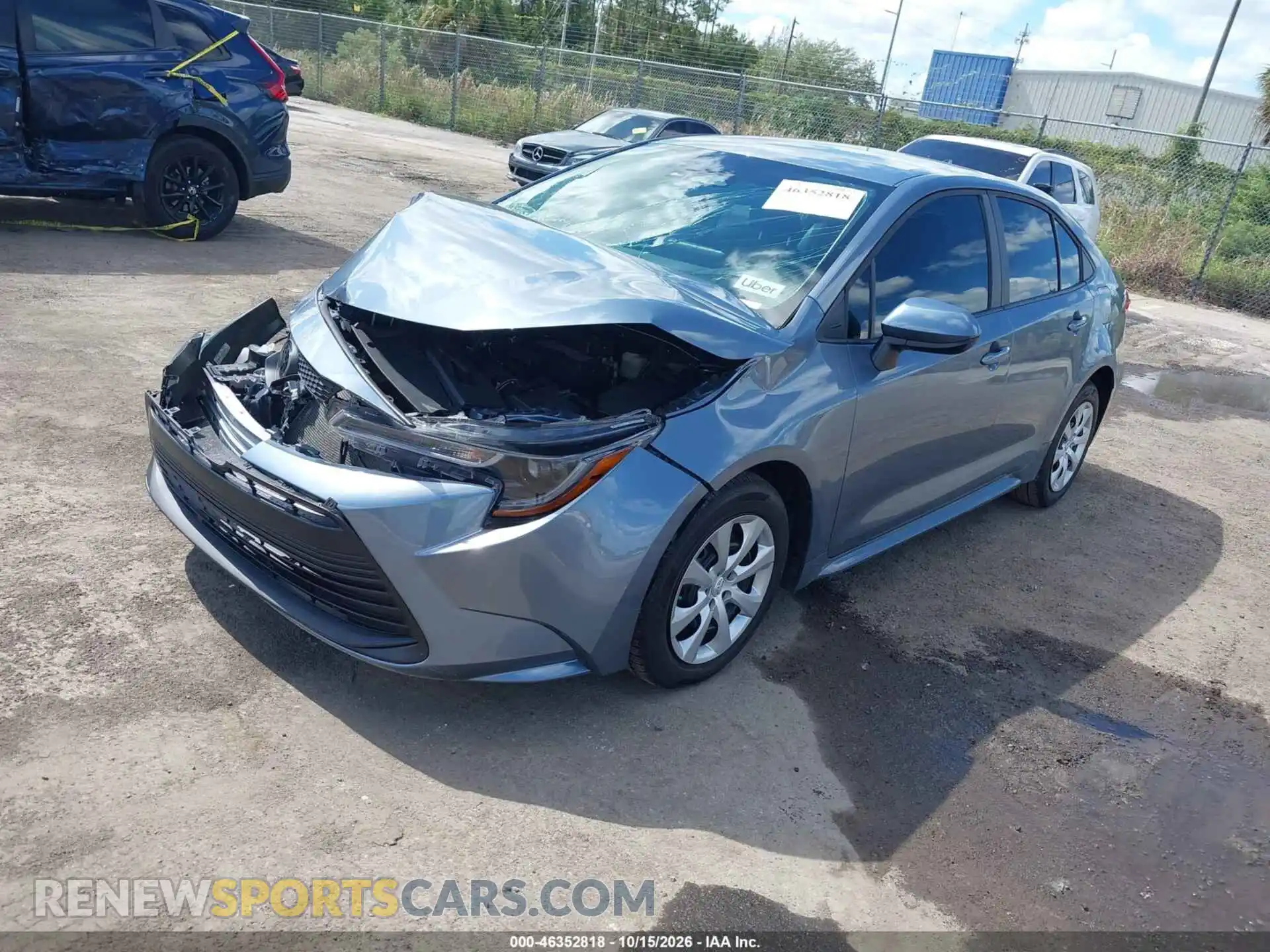 2 fotografías del automóvil dañado 5YFB4MDE3TP470222 TOYOTA COROLLA 2026