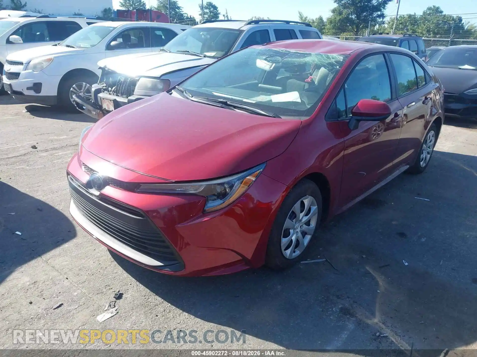 2 fotografías del automóvil dañado 5YFB4MDEXTP474428 TOYOTA COROLLA 2026