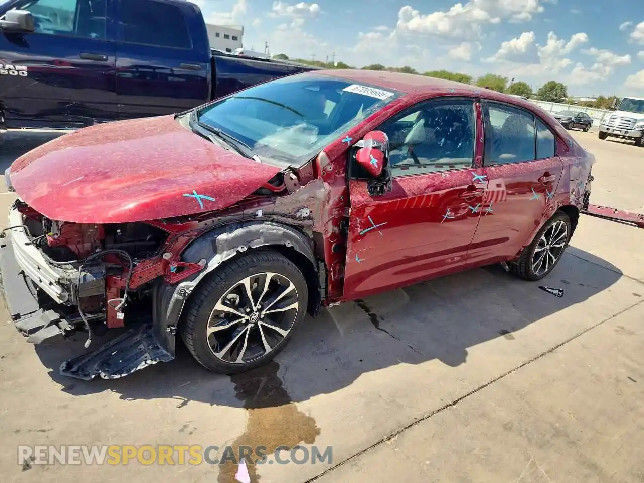 1 Photograph of a damaged car 5YFS4MCEXTP261898 TOYOTA COROLLA 2026