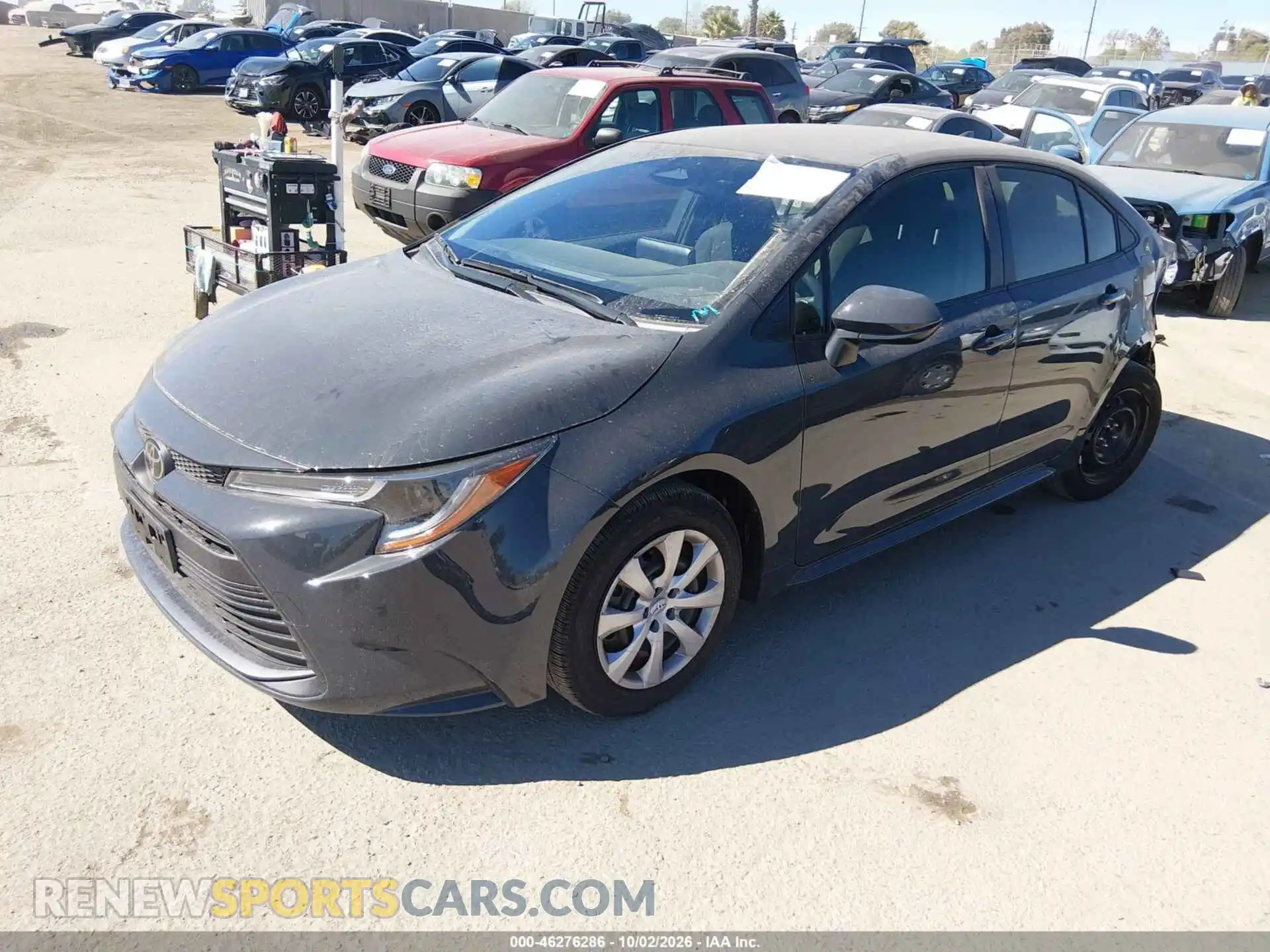 2 Photograph of a damaged car JTDB4MEE1T3049719 TOYOTA COROLLA 2026