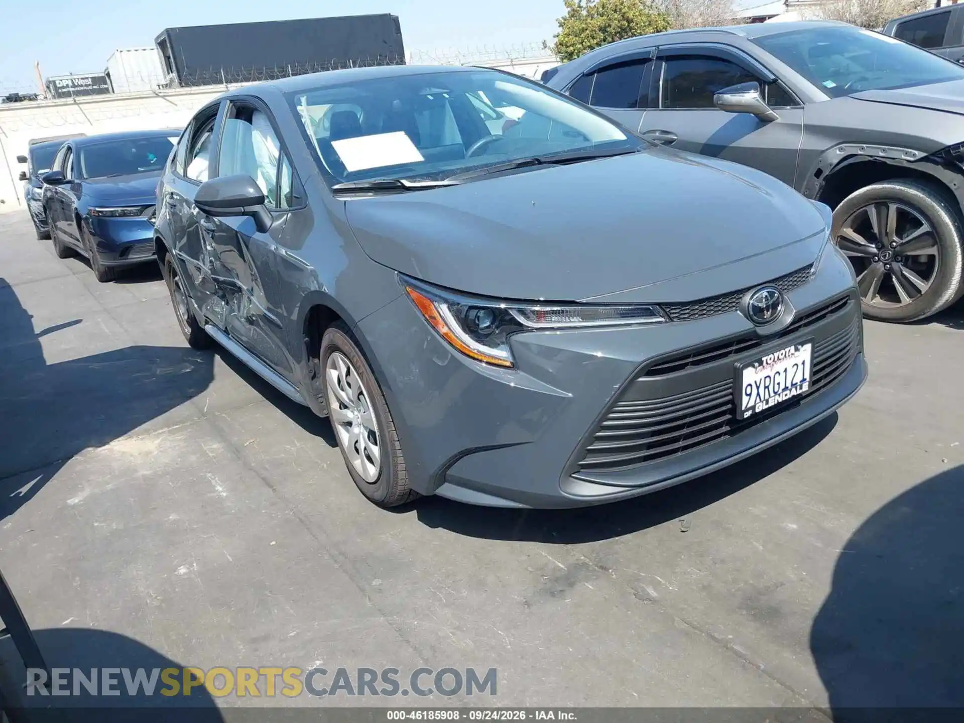 1 Photograph of a damaged car JTDB4MEE2T3040799 TOYOTA COROLLA 2026