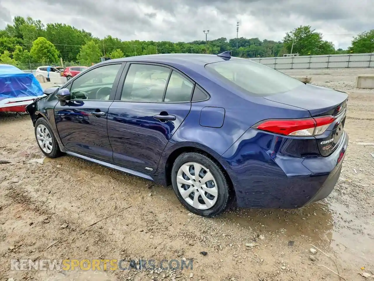2 fotografías del automóvil dañado JTDBDMHE0T3027187 TOYOTA COROLLA 2026