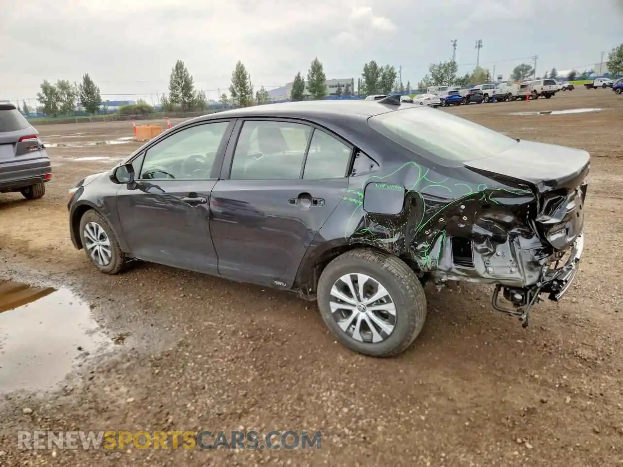 2 fotografías del automóvil dañado JTDBDMHE2T3034027 TOYOTA COROLLA 2026