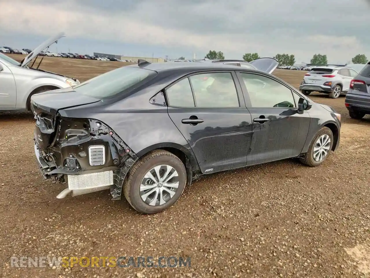3 fotografías del automóvil dañado JTDBDMHE2T3034027 TOYOTA COROLLA 2026