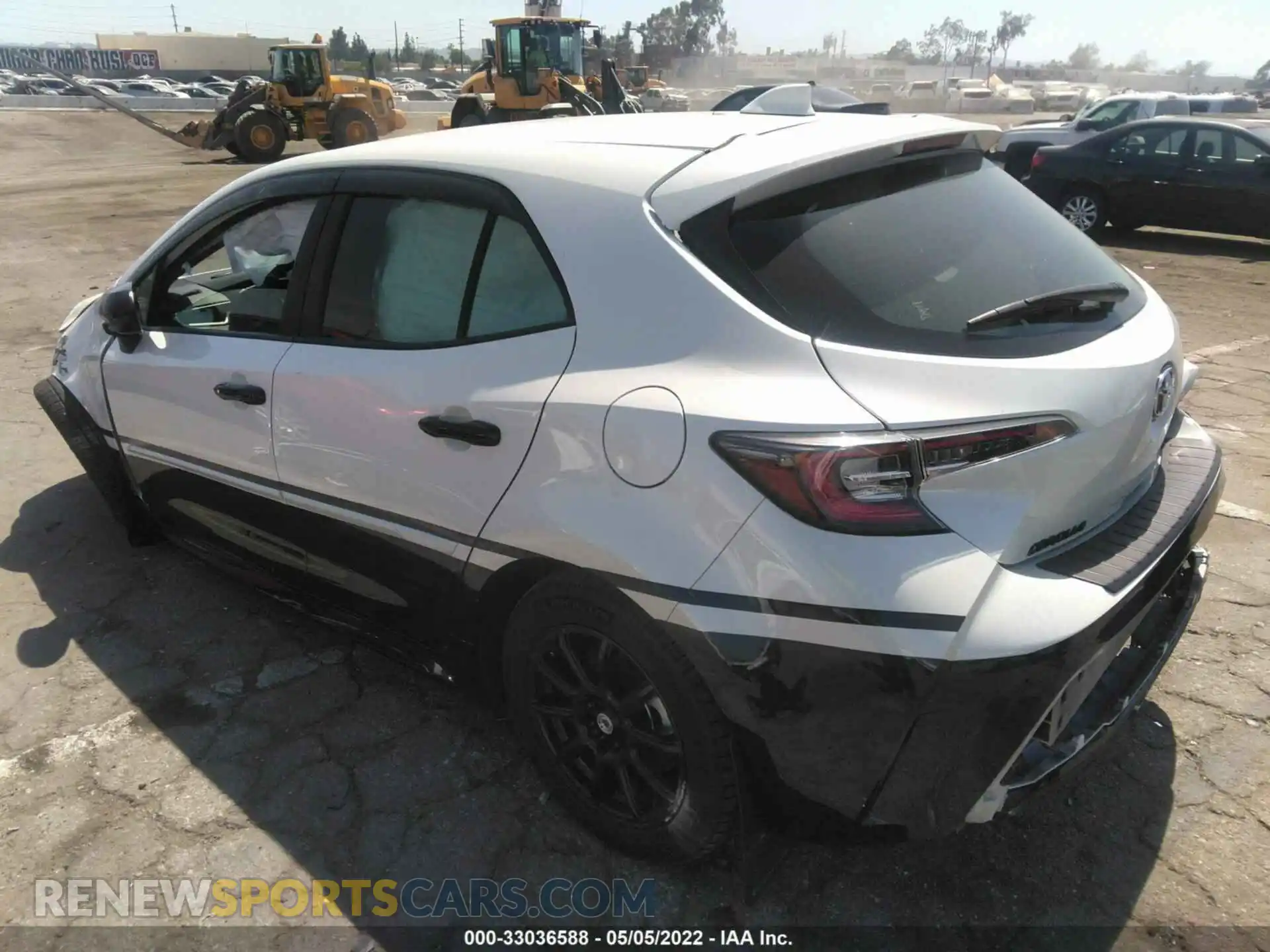 3 Photograph of a damaged car JTNB4RBE9L3091102 TOYOTA COROLLA HATCHBACK 2020