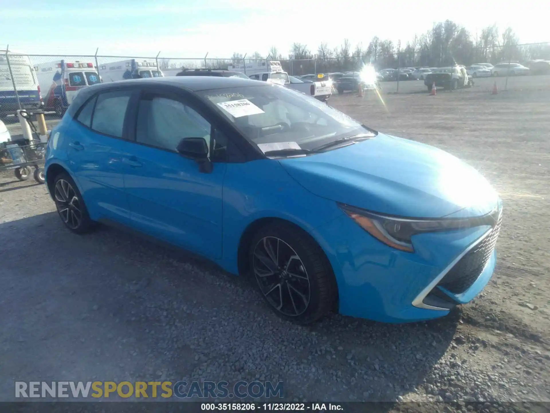 1 Photograph of a damaged car JTNC4MBE2M3120559 TOYOTA COROLLA HATCHBACK 2021