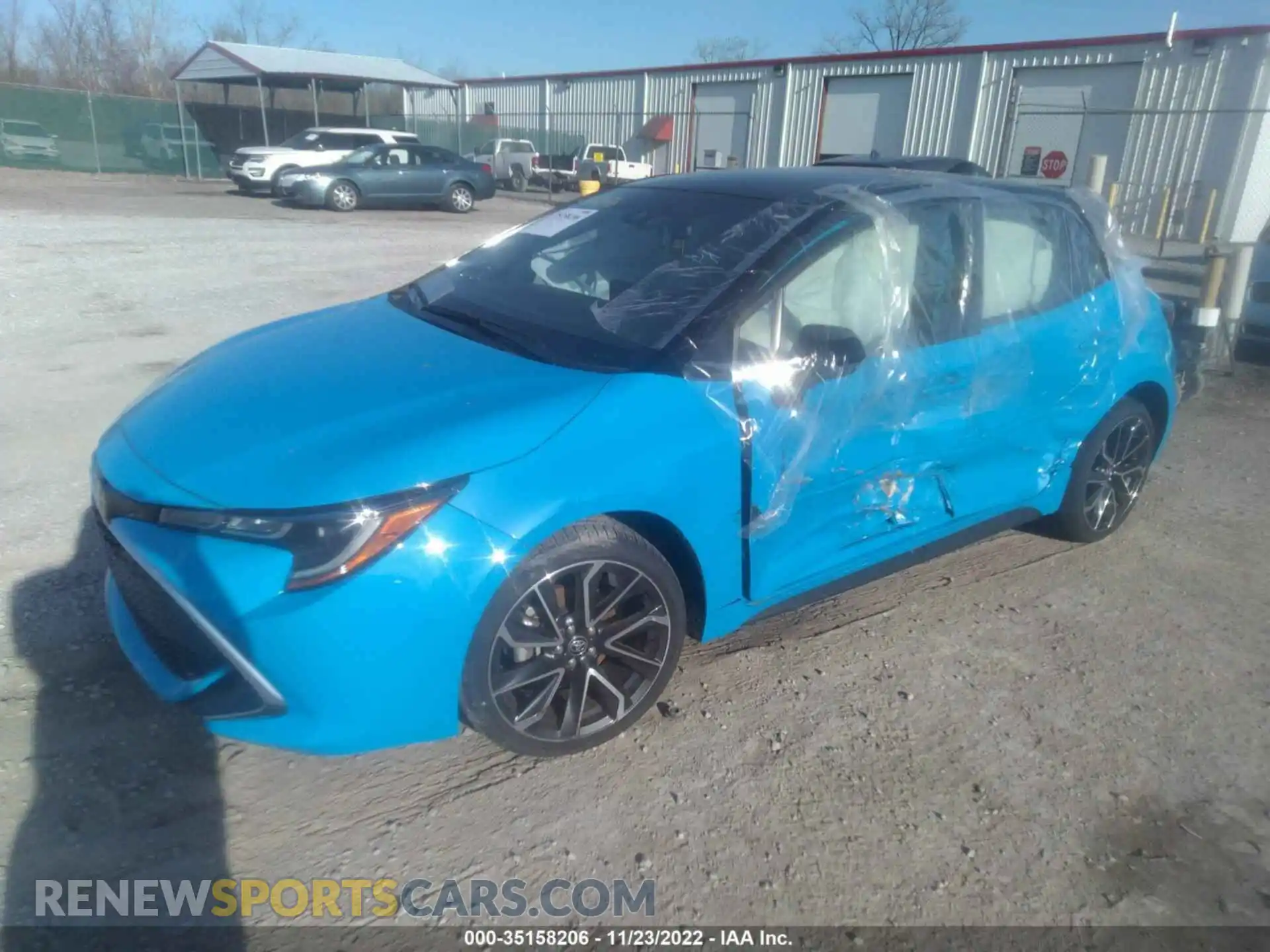 2 Photograph of a damaged car JTNC4MBE2M3120559 TOYOTA COROLLA HATCHBACK 2021
