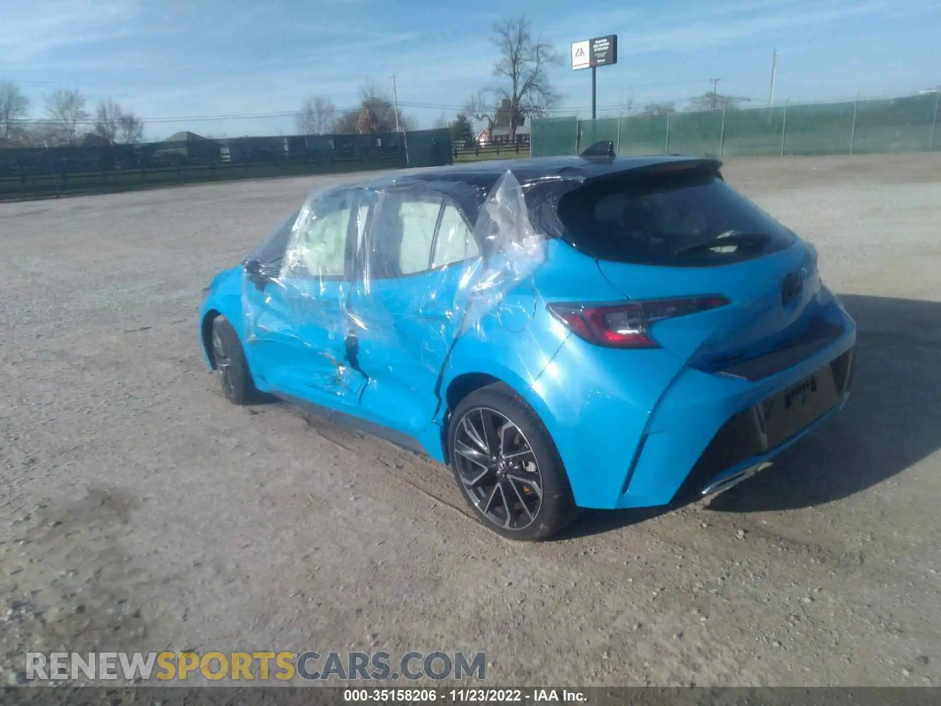 3 Photograph of a damaged car JTNC4MBE2M3120559 TOYOTA COROLLA HATCHBACK 2021