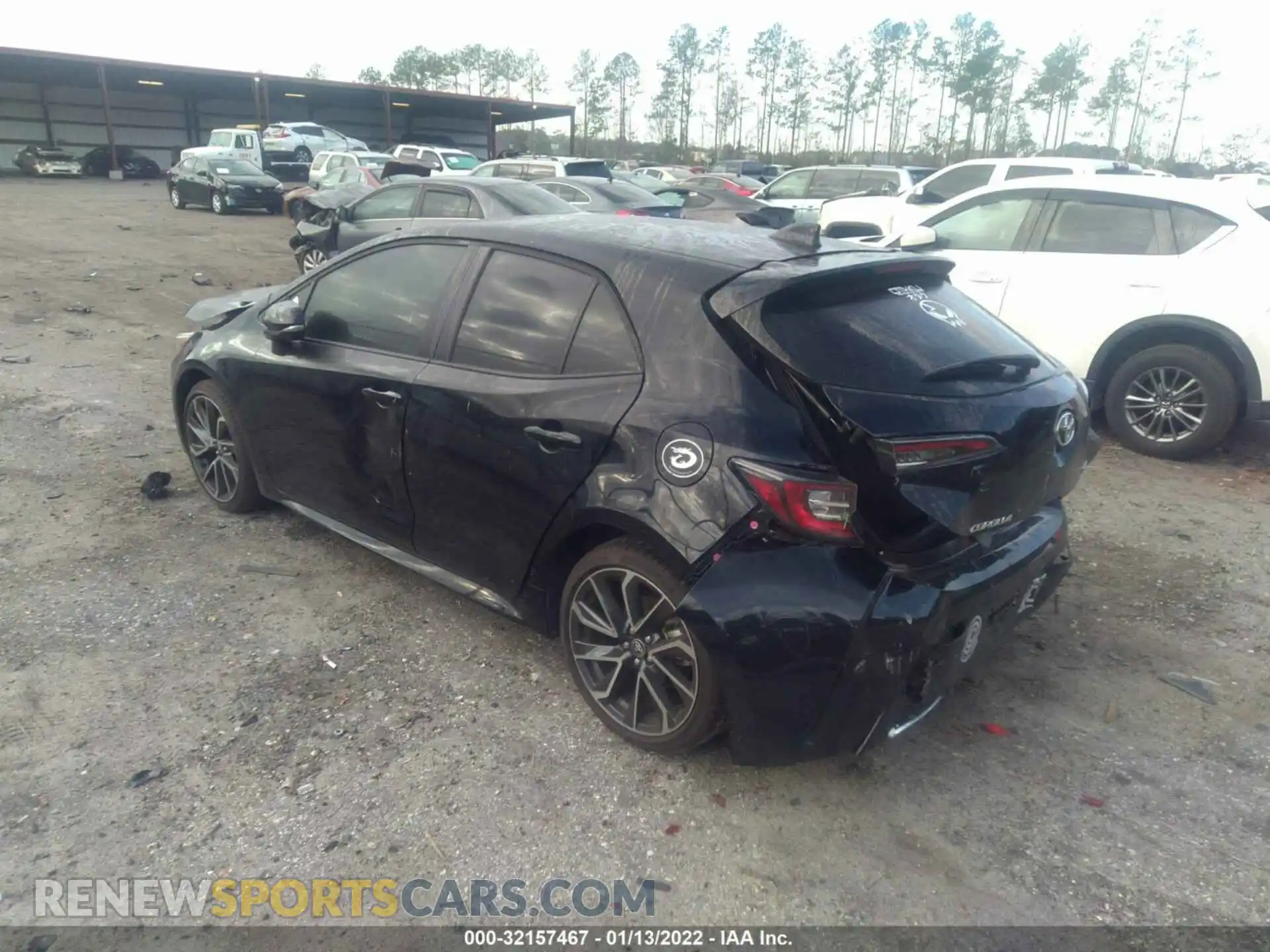 3 Photograph of a damaged car JTNC4MBEXM3114234 TOYOTA COROLLA HATCHBACK 2021