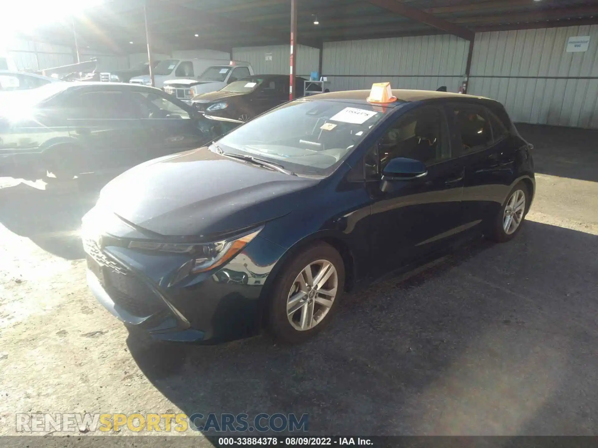 2 Photograph of a damaged car JTND4MBE3M3111714 TOYOTA COROLLA HATCHBACK 2021