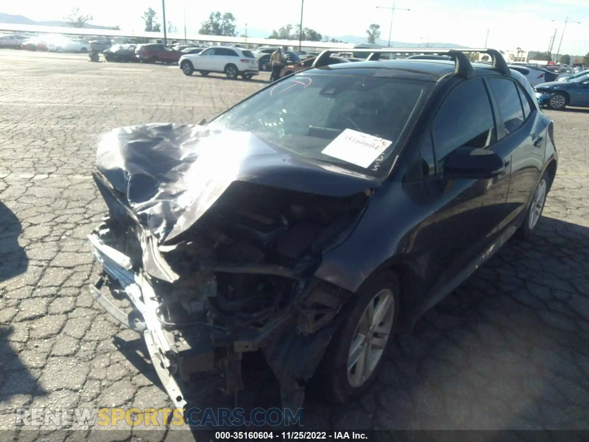 2 Photograph of a damaged car JTND4MBE5M3132032 TOYOTA COROLLA HATCHBACK 2021