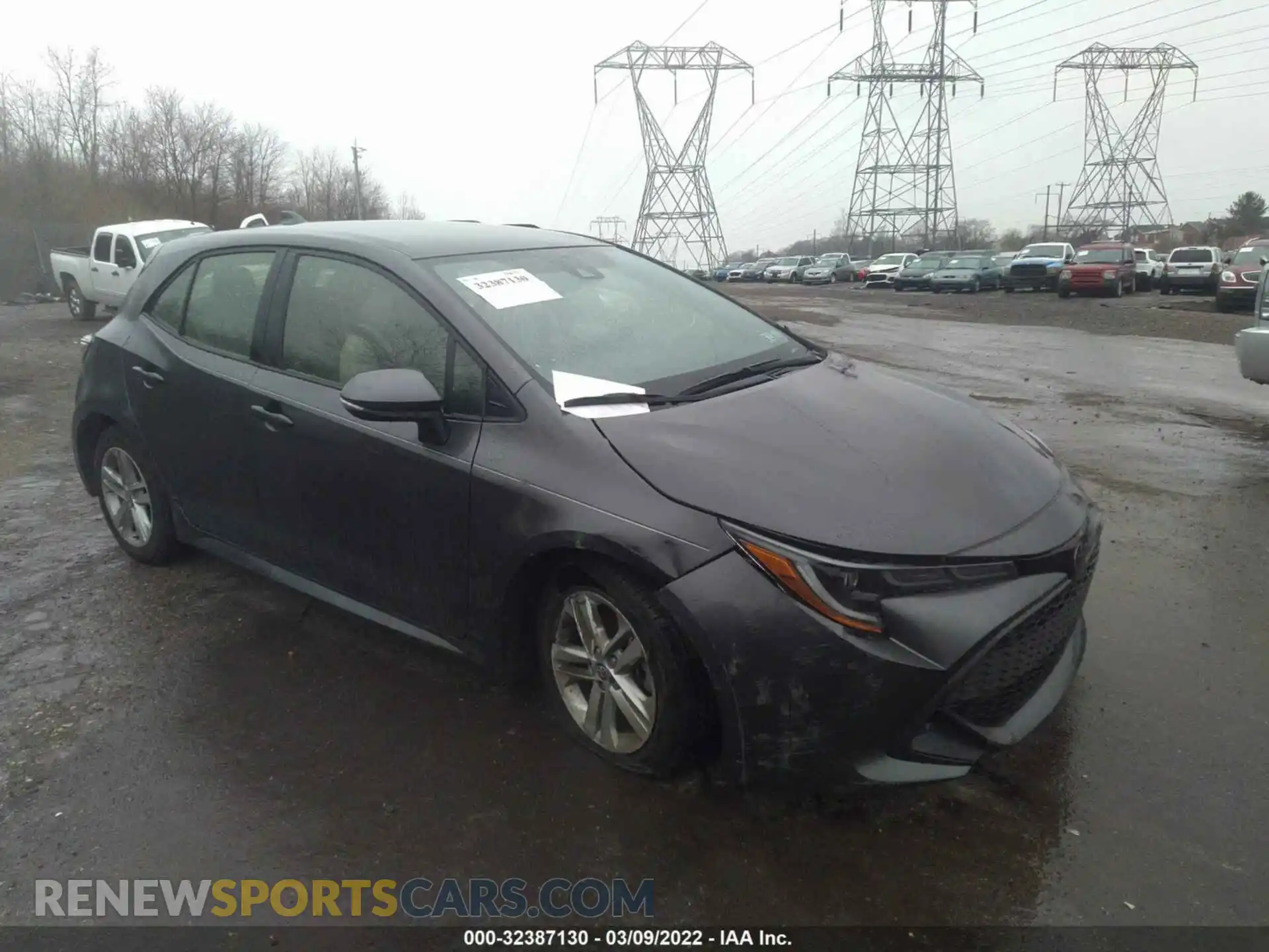 1 fotografías del automóvil dañado JTND4MBE6M3145288 TOYOTA COROLLA HATCHBACK 2021