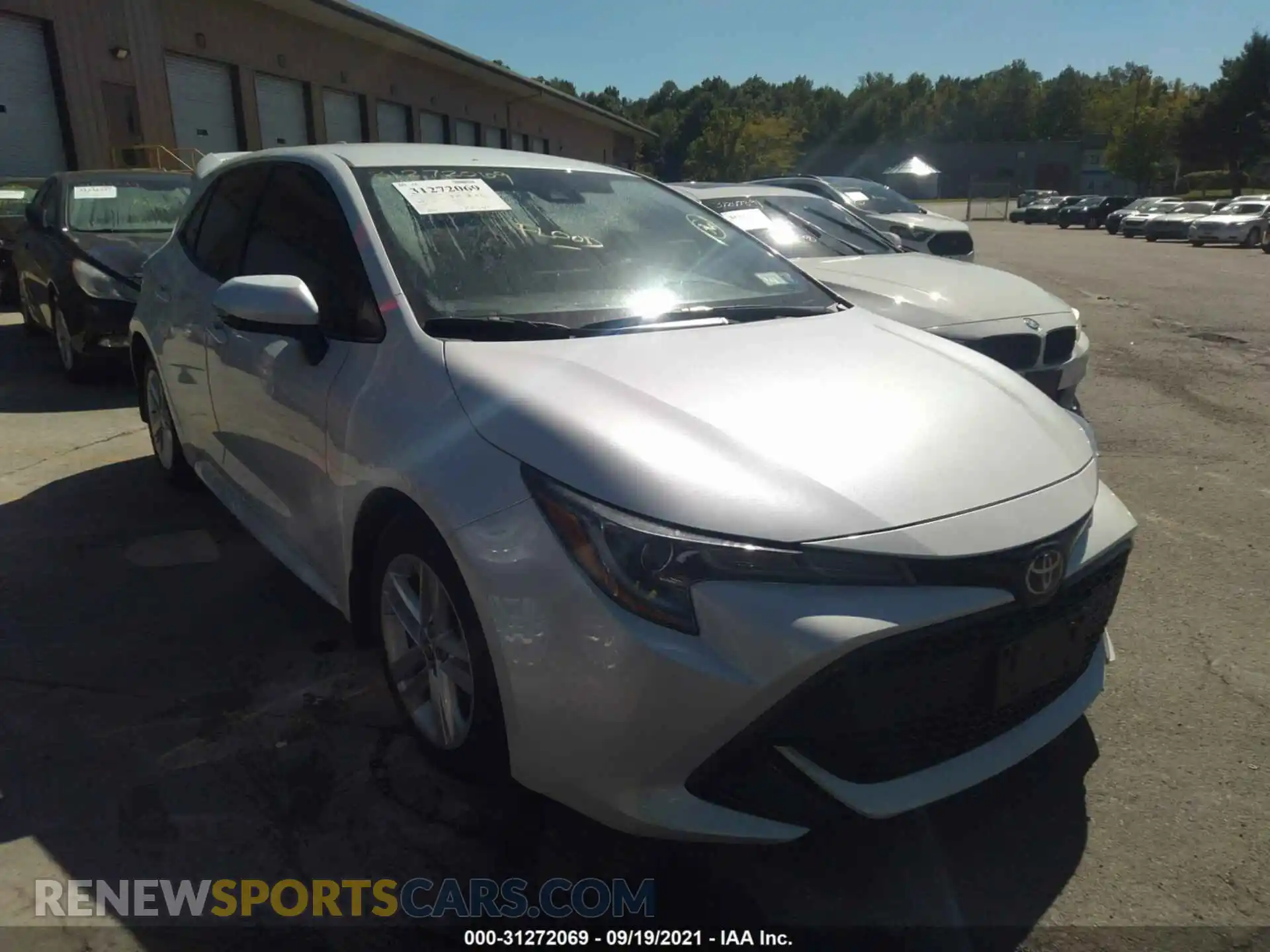1 Photograph of a damaged car JTND4MBE7M3108007 TOYOTA COROLLA HATCHBACK 2021