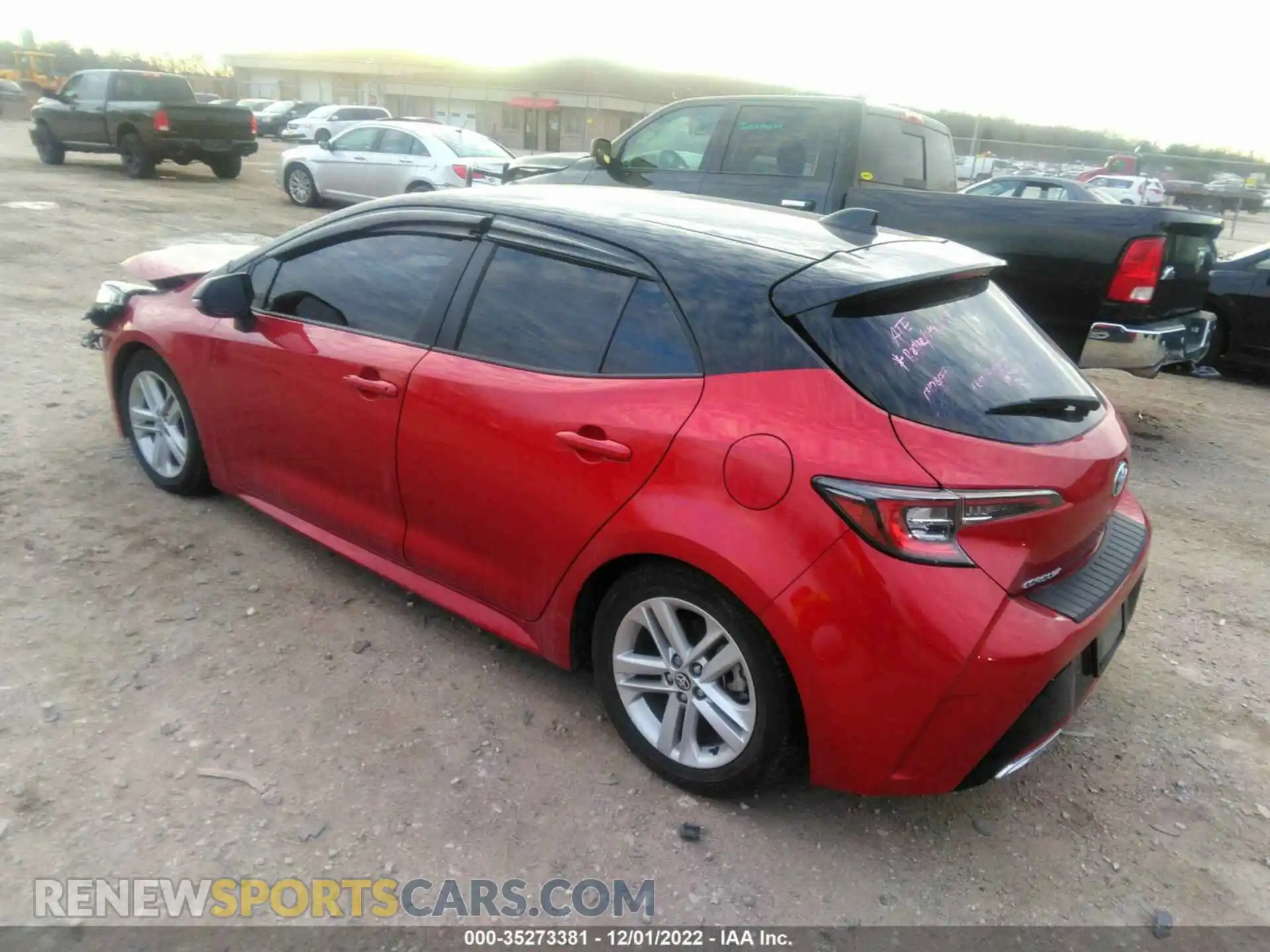 3 Photograph of a damaged car JTND4MBE8M3131845 TOYOTA COROLLA HATCHBACK 2021