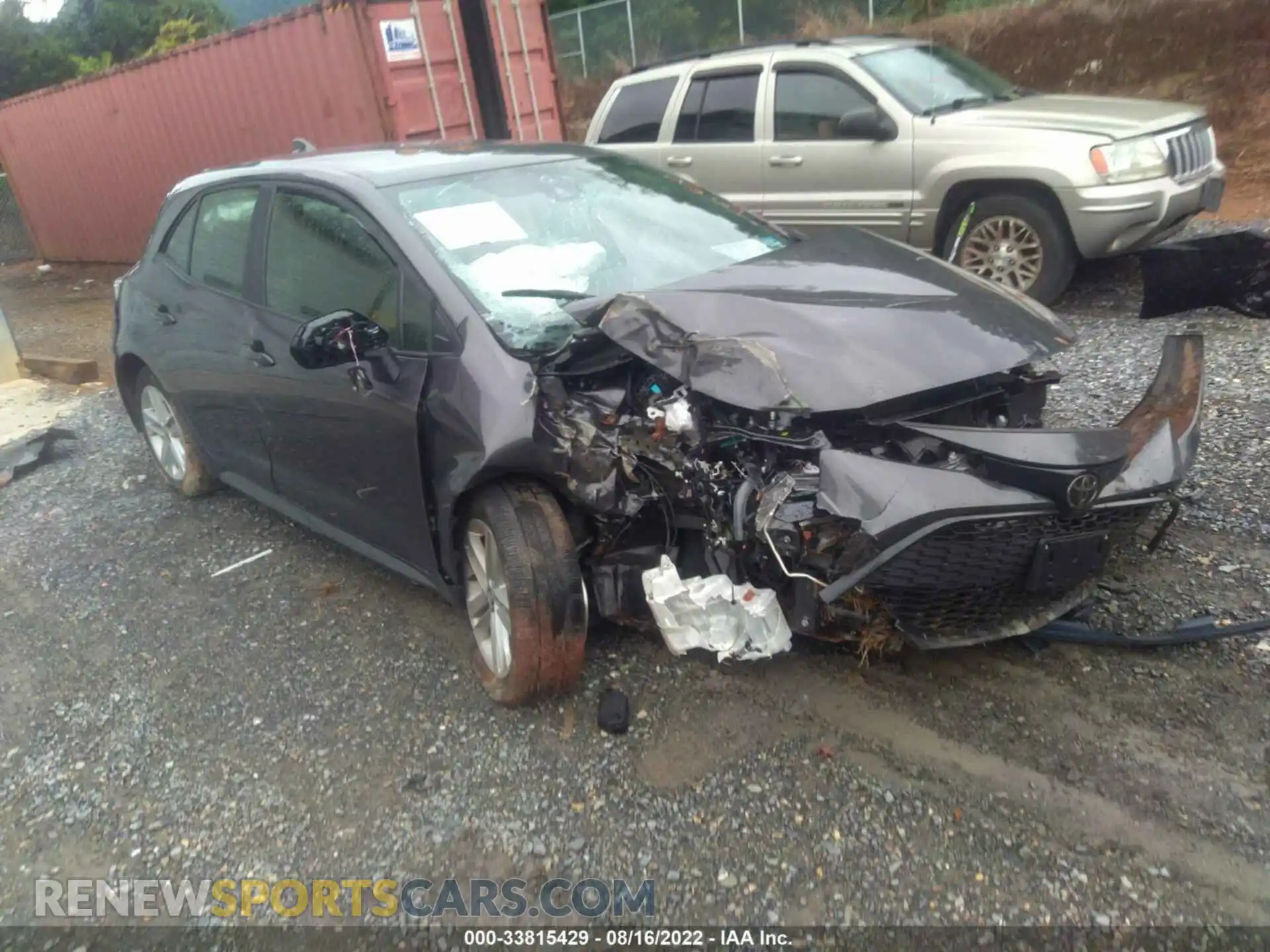 1 Photograph of a damaged car JTND4MBE8M3137645 TOYOTA COROLLA HATCHBACK 2021