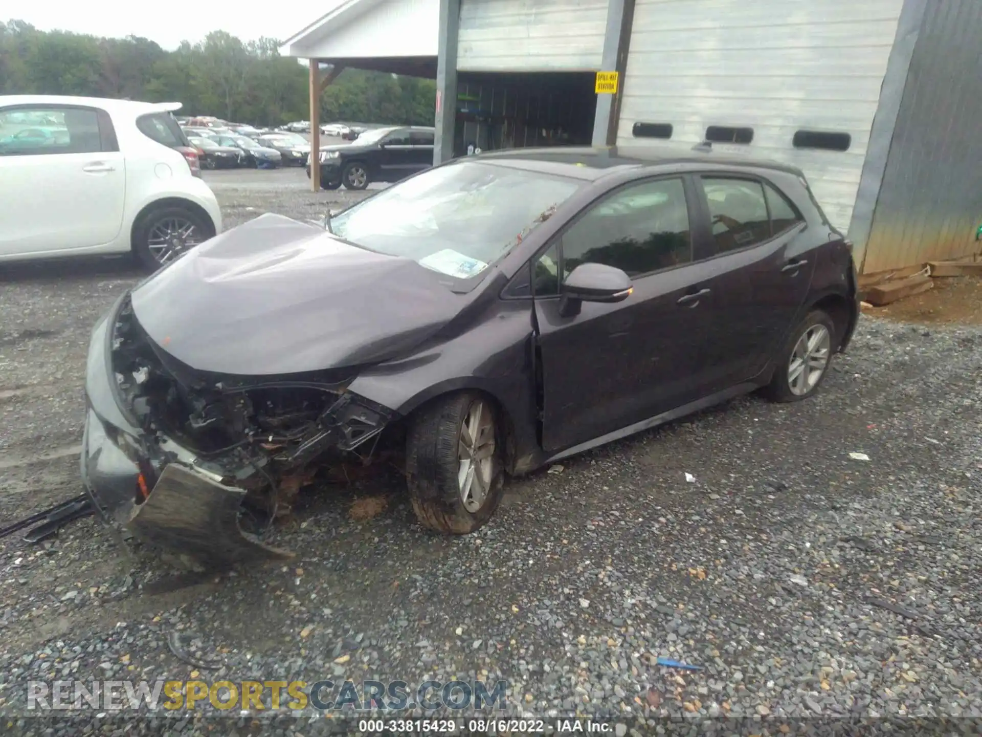 2 Photograph of a damaged car JTND4MBE8M3137645 TOYOTA COROLLA HATCHBACK 2021