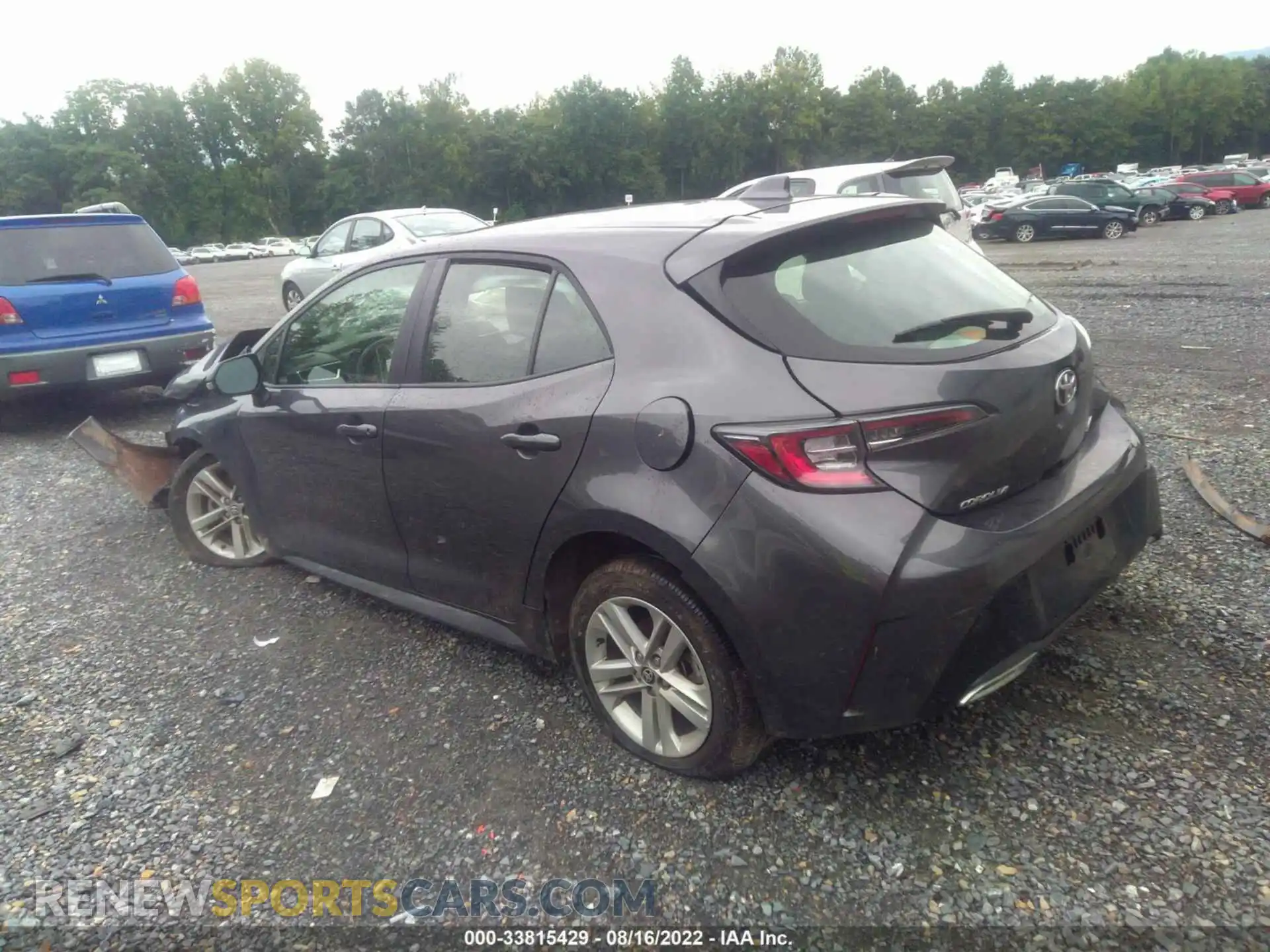 3 Photograph of a damaged car JTND4MBE8M3137645 TOYOTA COROLLA HATCHBACK 2021