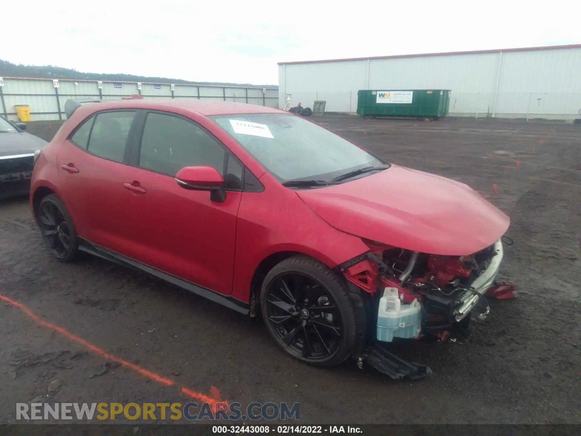 1 fotografías del automóvil dañado JTND4MBEXM3108356 TOYOTA COROLLA HATCHBACK 2021