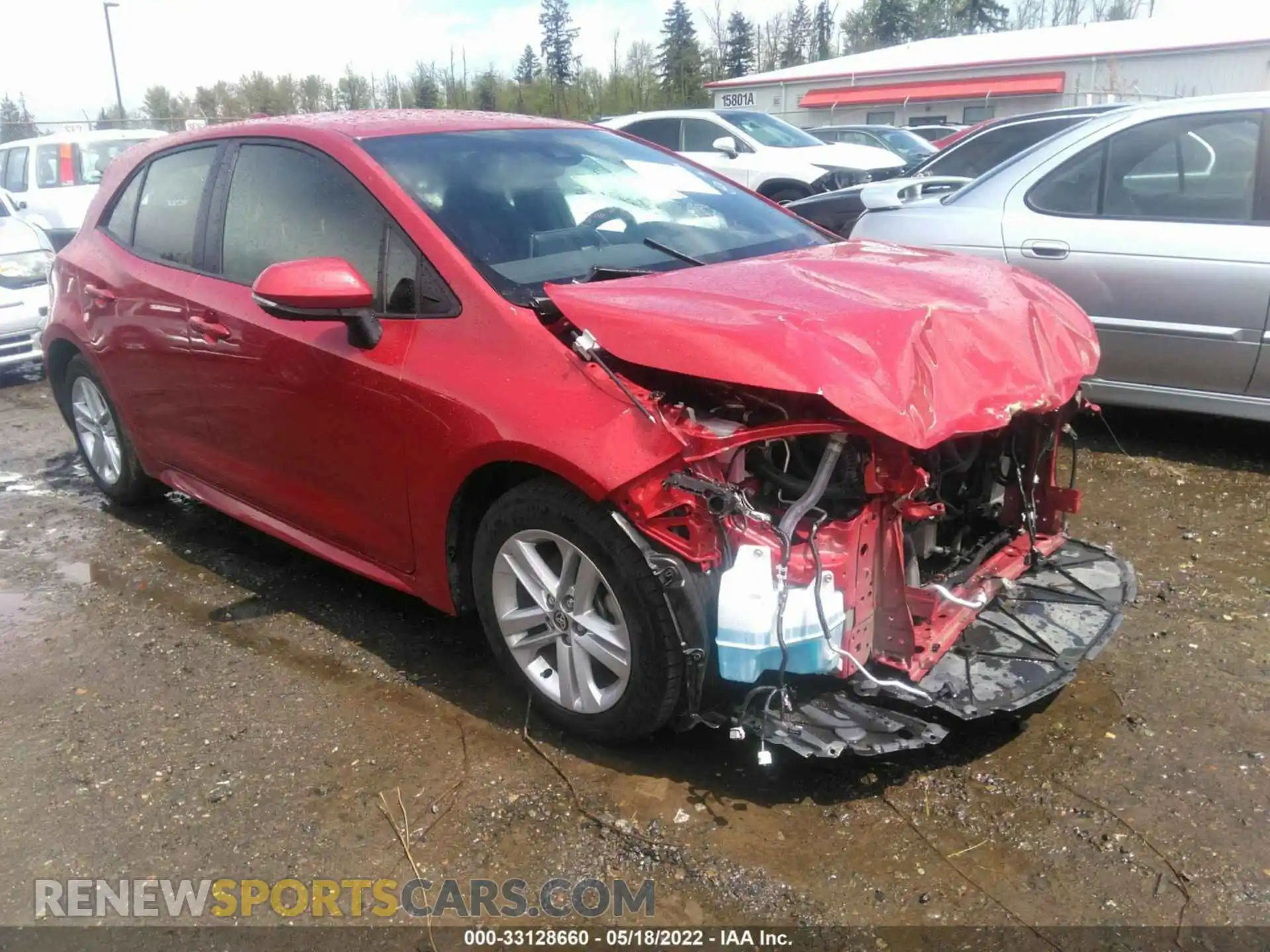 1 Photograph of a damaged car JTND4MBEXM3145388 TOYOTA COROLLA HATCHBACK 2021