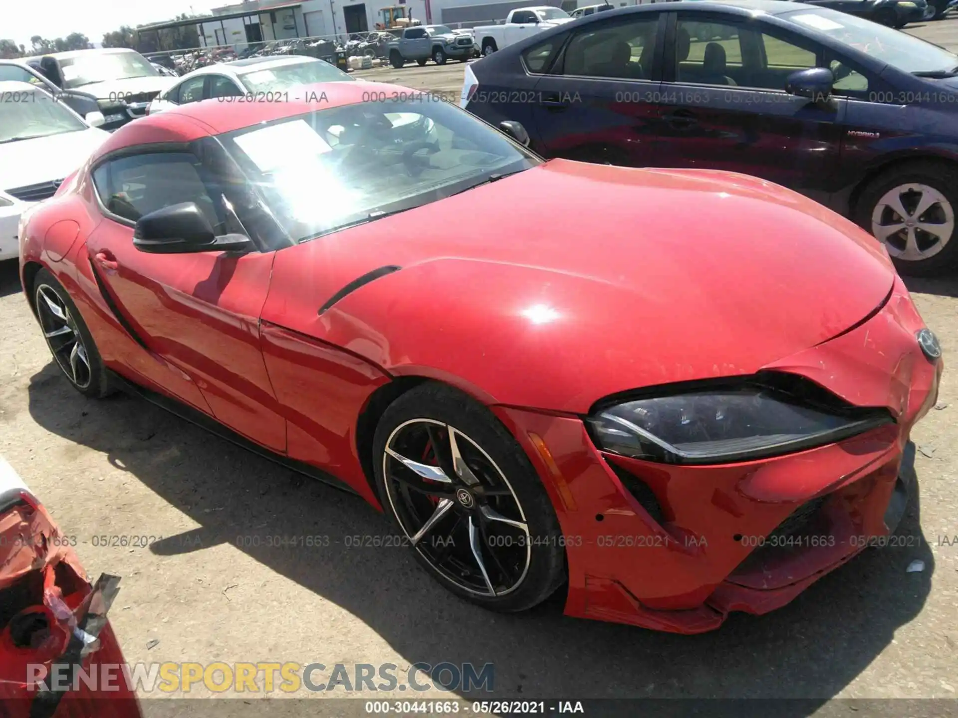 1 Photograph of a damaged car WZ1DB4C00LW030195 TOYOTA GR SUPRA 2020