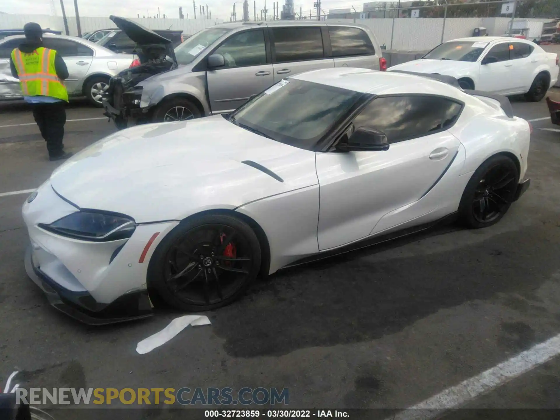 2 Photograph of a damaged car WZ1DB0C02MW040351 TOYOTA GR SUPRA 2021