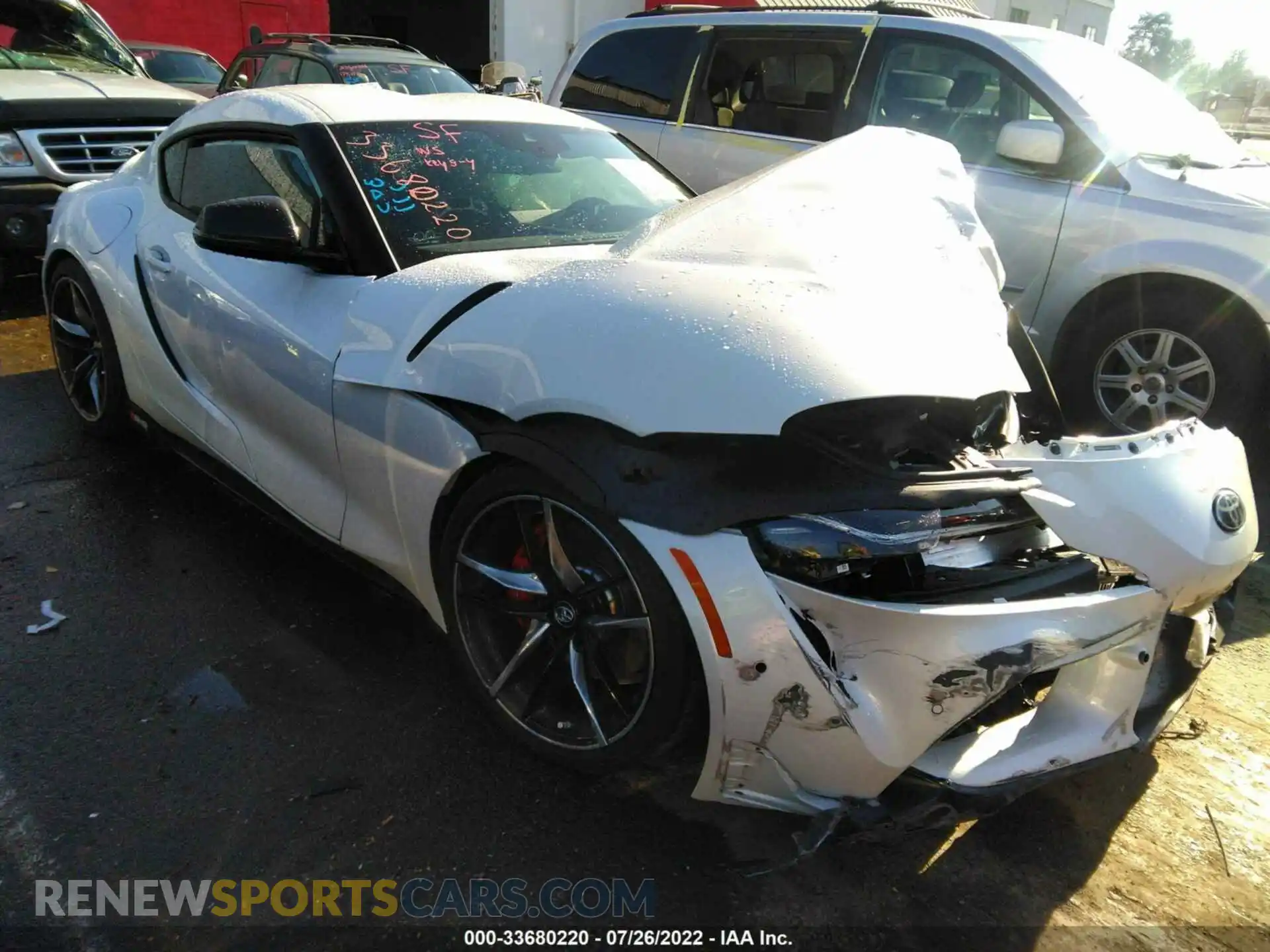 1 Photograph of a damaged car WZ1DB0C06MW041034 TOYOTA GR SUPRA 2021